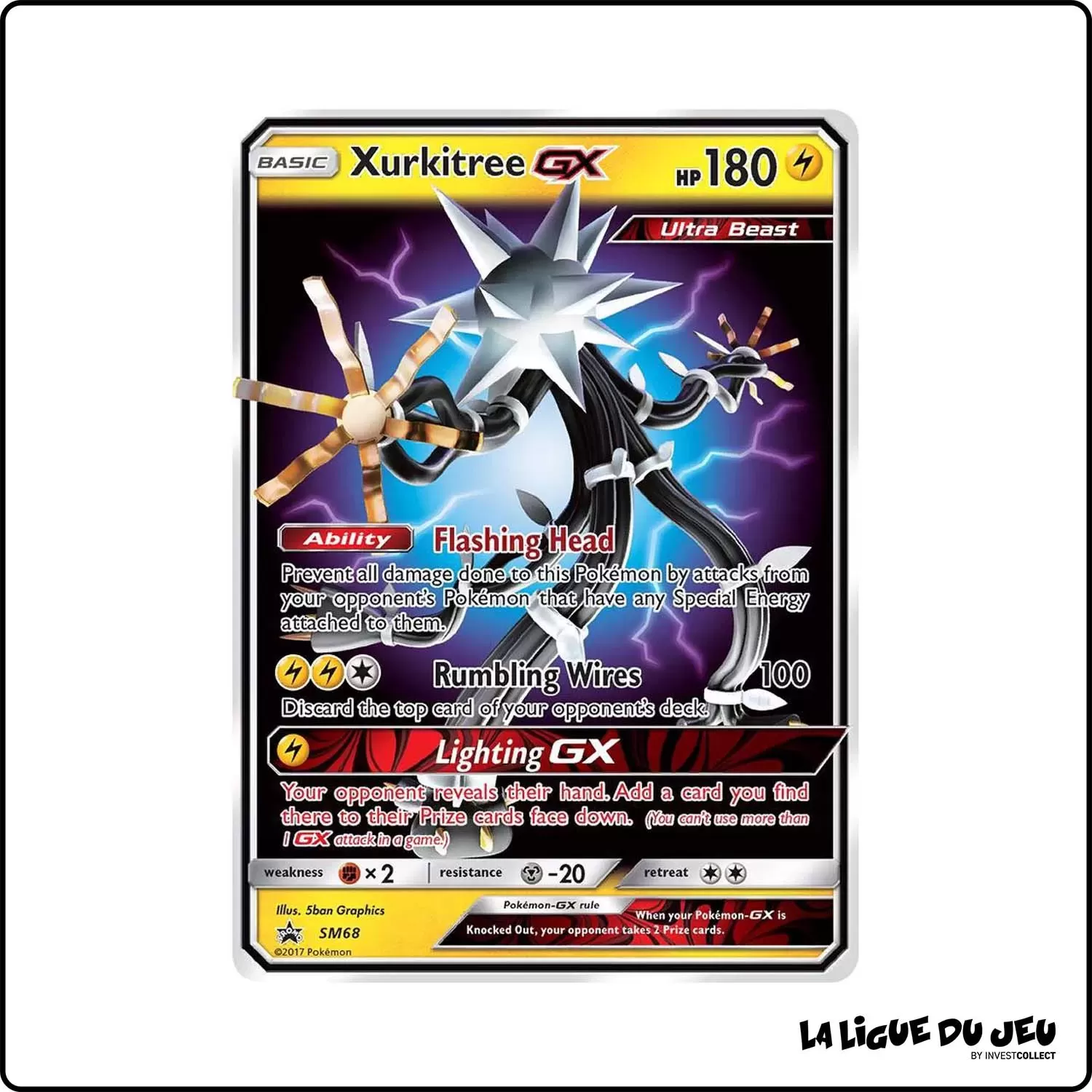 Promo - Pokemon - Soleil et Lune Promo - Câblifère-GX SM68 Pokemon Company - 1