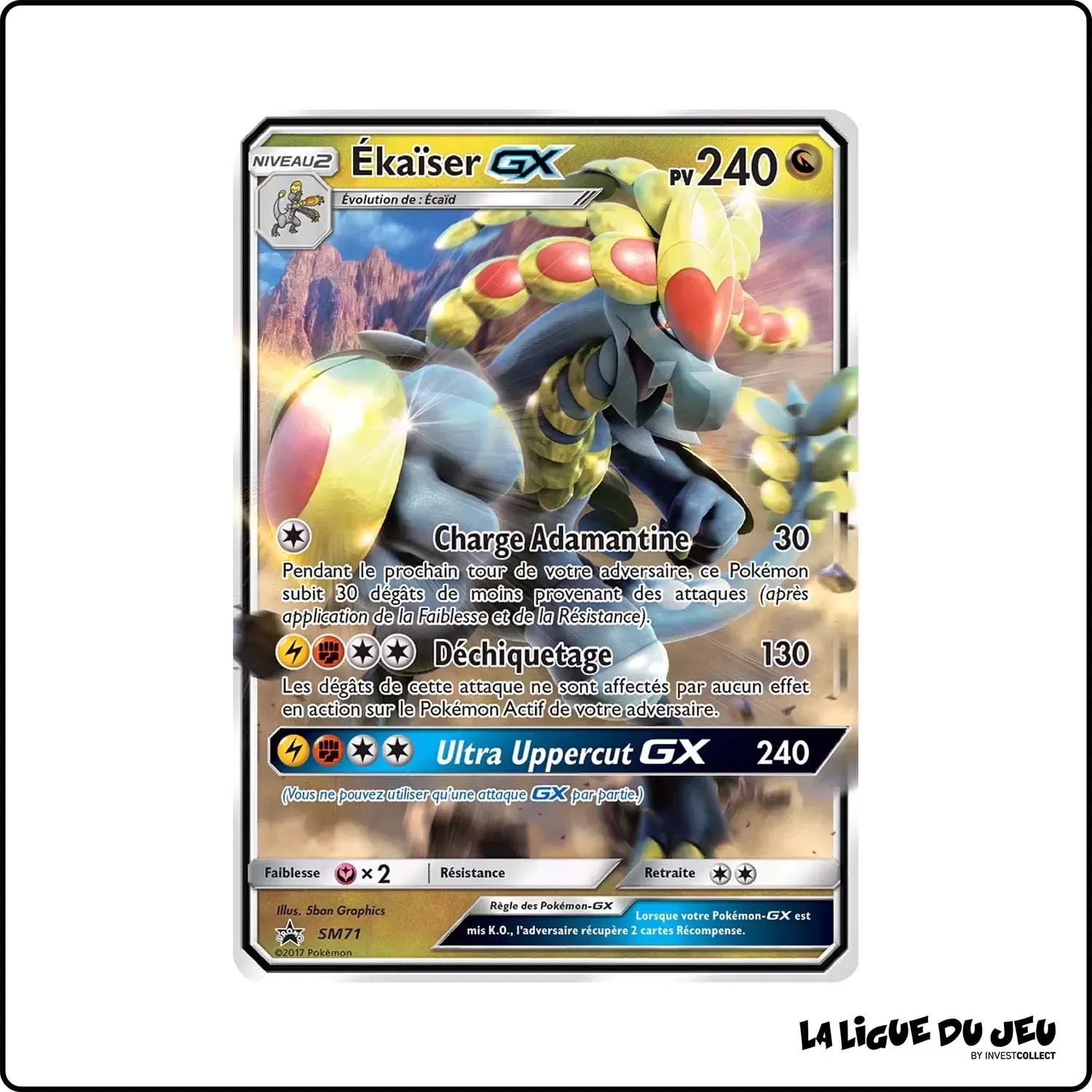 Promo - Pokemon - Soleil et Lune Promo - Ékaïser-GX SM71 Pokemon Company - 1