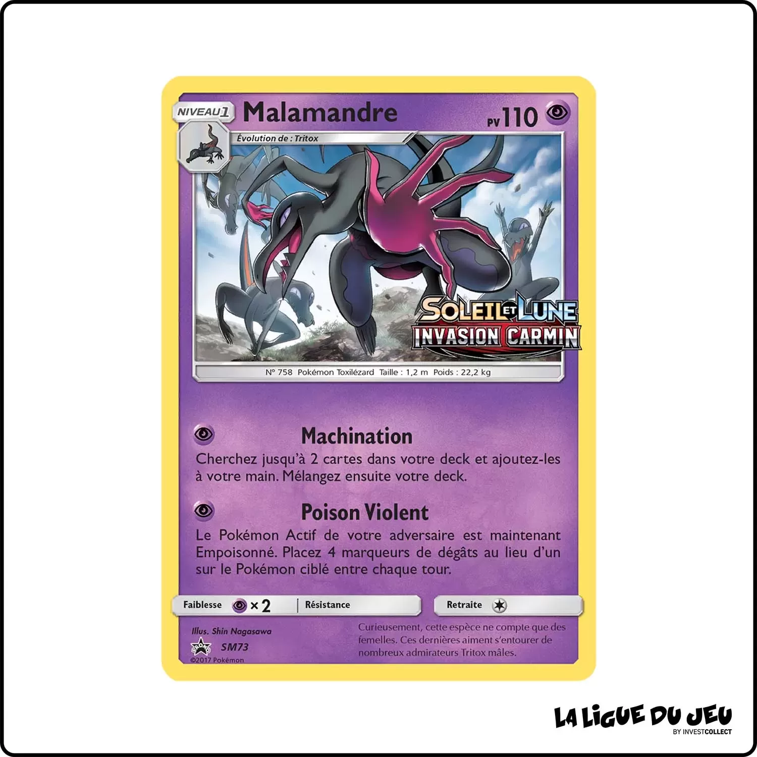 Promo - Pokemon - Soleil et Lune Promo - Malamandre SM73 Pokemon Company - 1