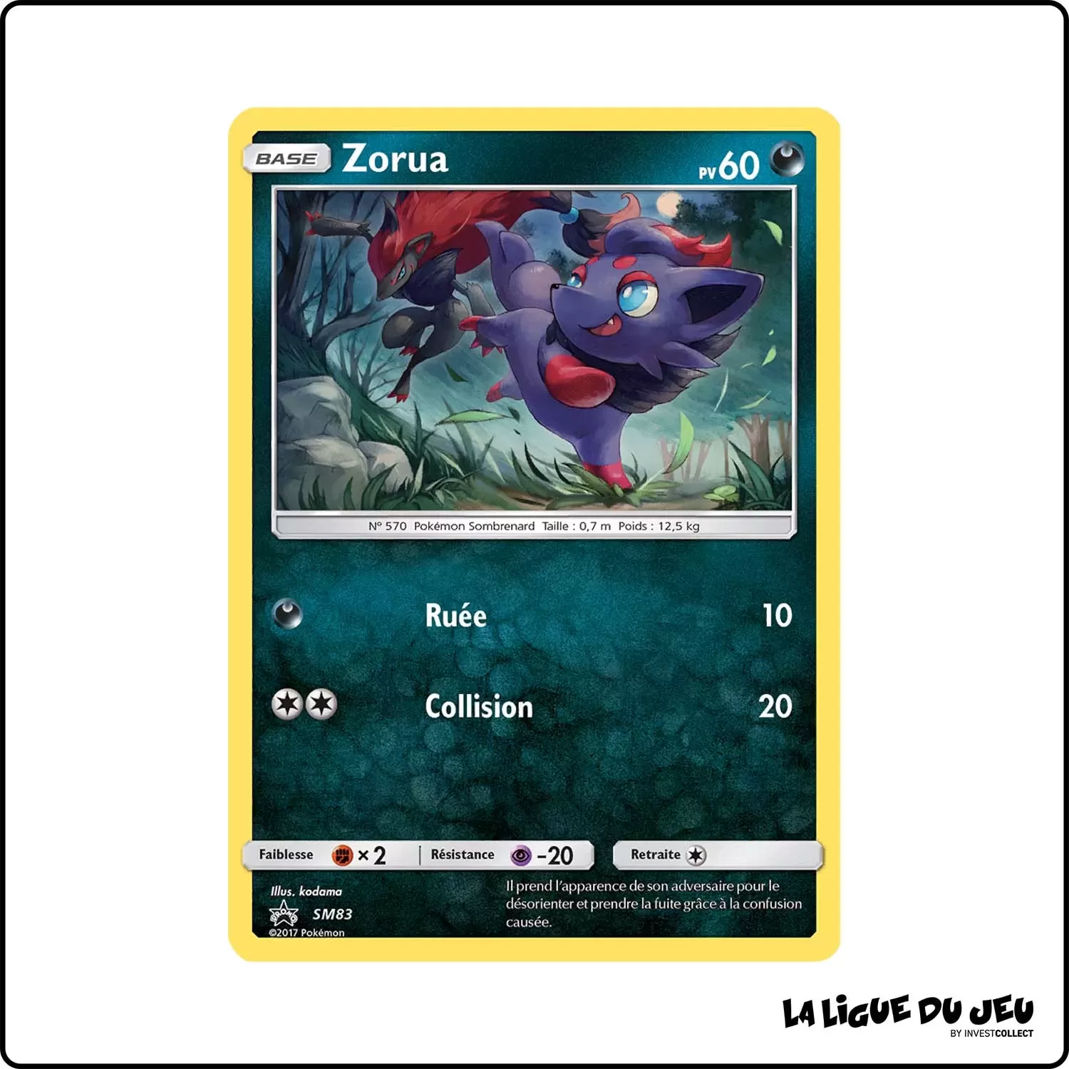 Promo - Pokemon - Soleil et Lune Promo - Zorua SM83 Pokemon Company - 1