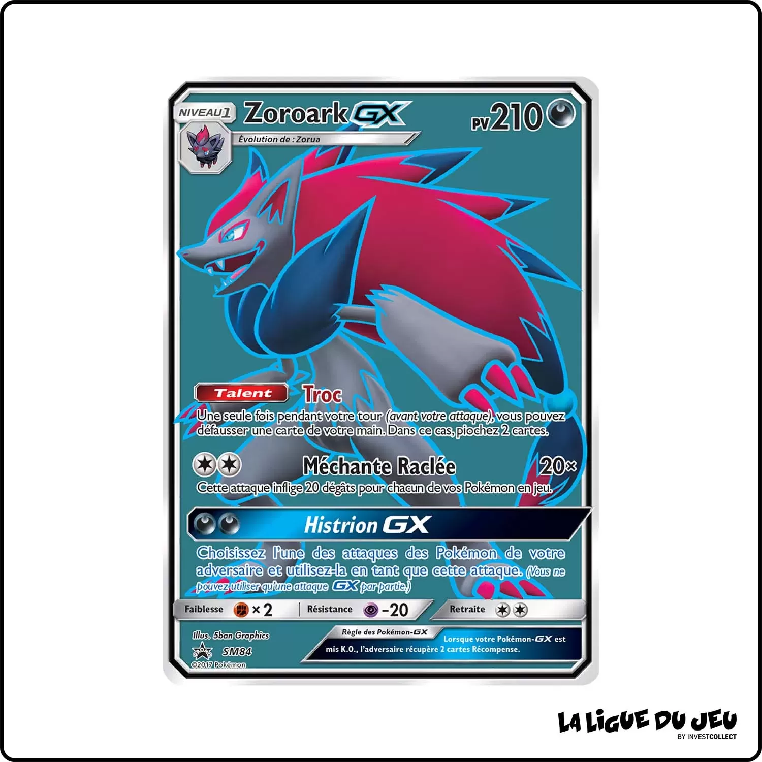 Promo - Pokemon - Soleil et Lune Promo - Zoroark-GX SM84 Pokemon Company - 1