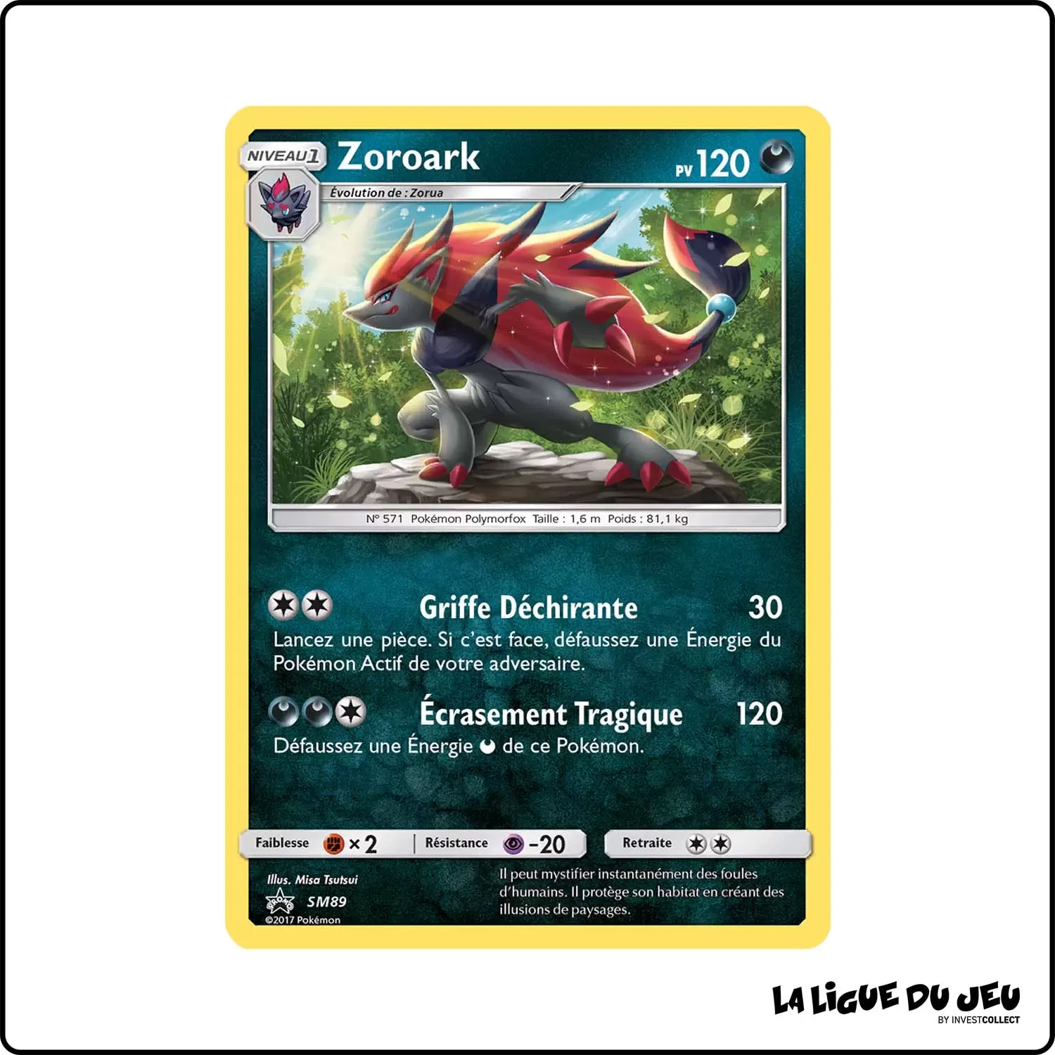 Promo - Pokemon - Soleil et Lune Promo - Zoroark SM89 Pokemon Company - 1