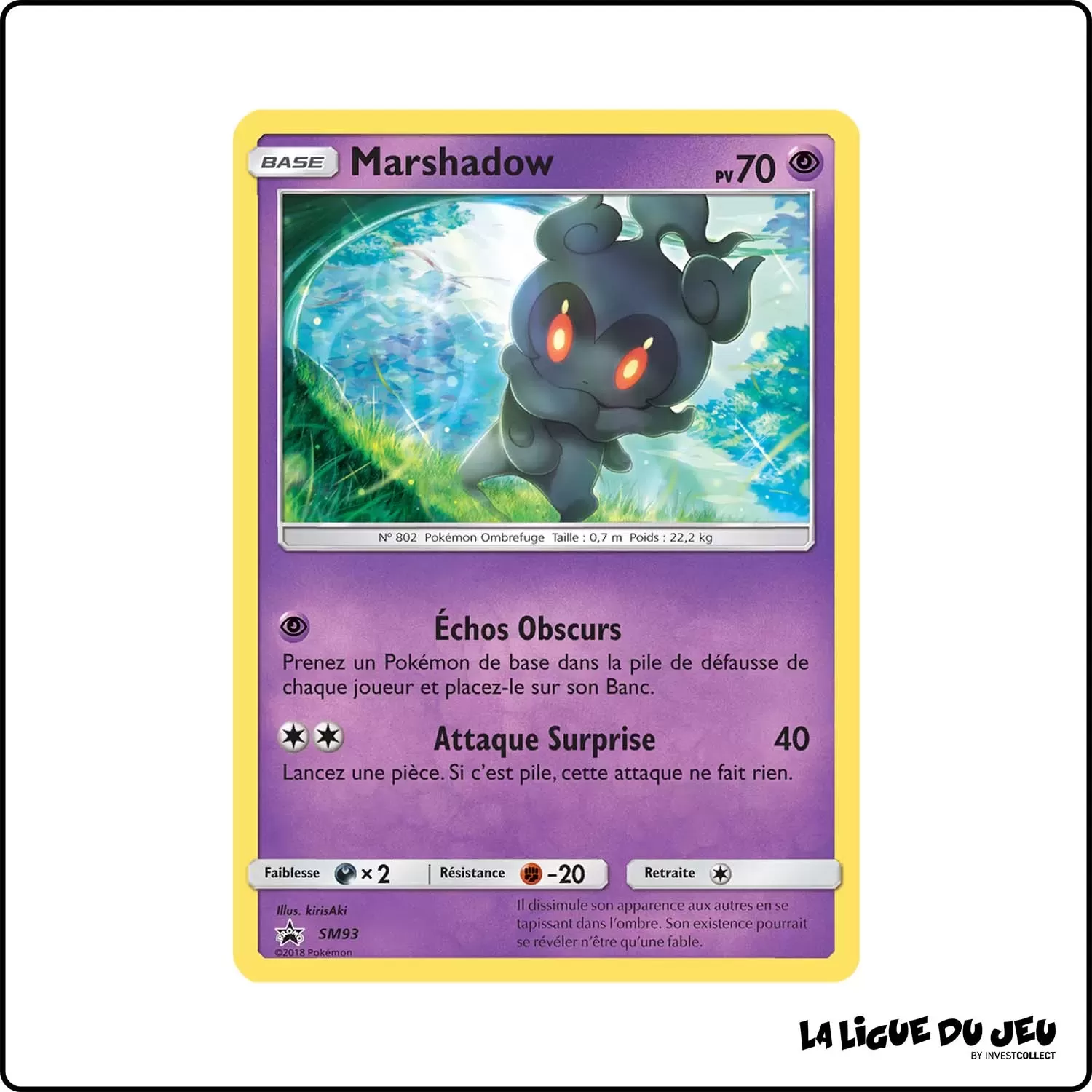 Promo - Pokemon - Soleil et Lune Promo - Marshadow SM93 Pokemon Company - 1