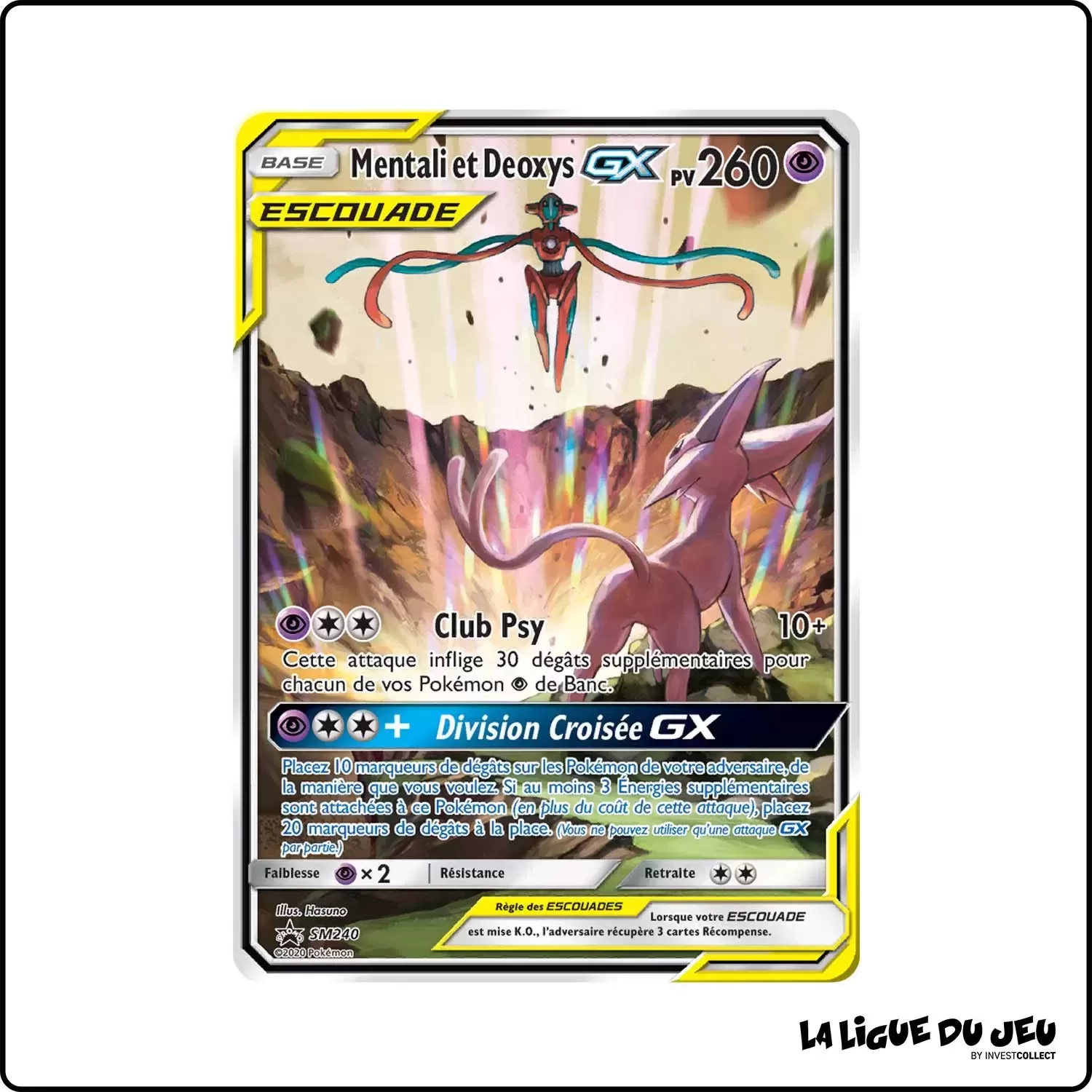 Promo - Pokemon - Soleil et Lune Promo - Mentali et Deoxys-GX SM240