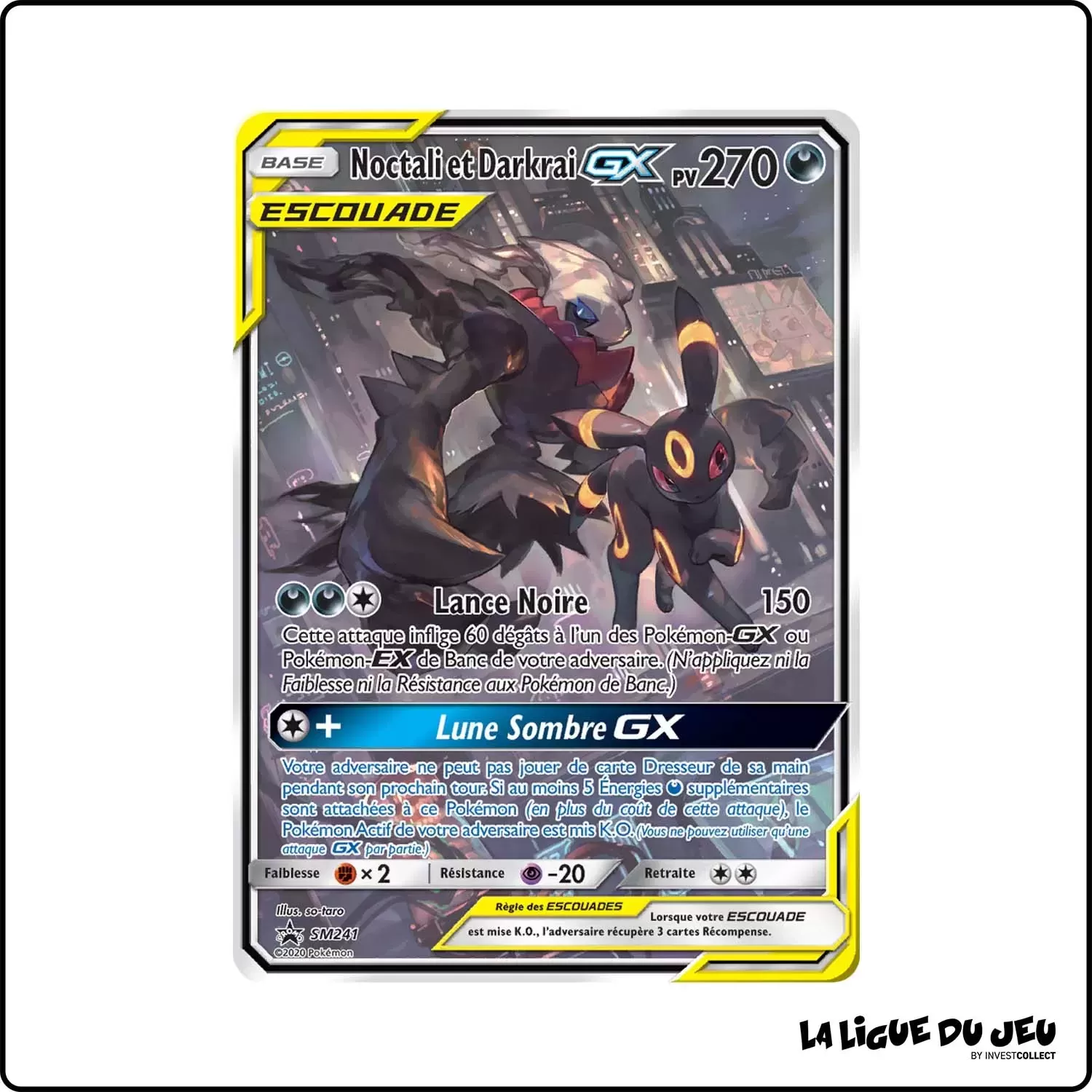 Promo - Pokemon - Soleil et Lune Promo - Noctali et Darkrai-GX SM241