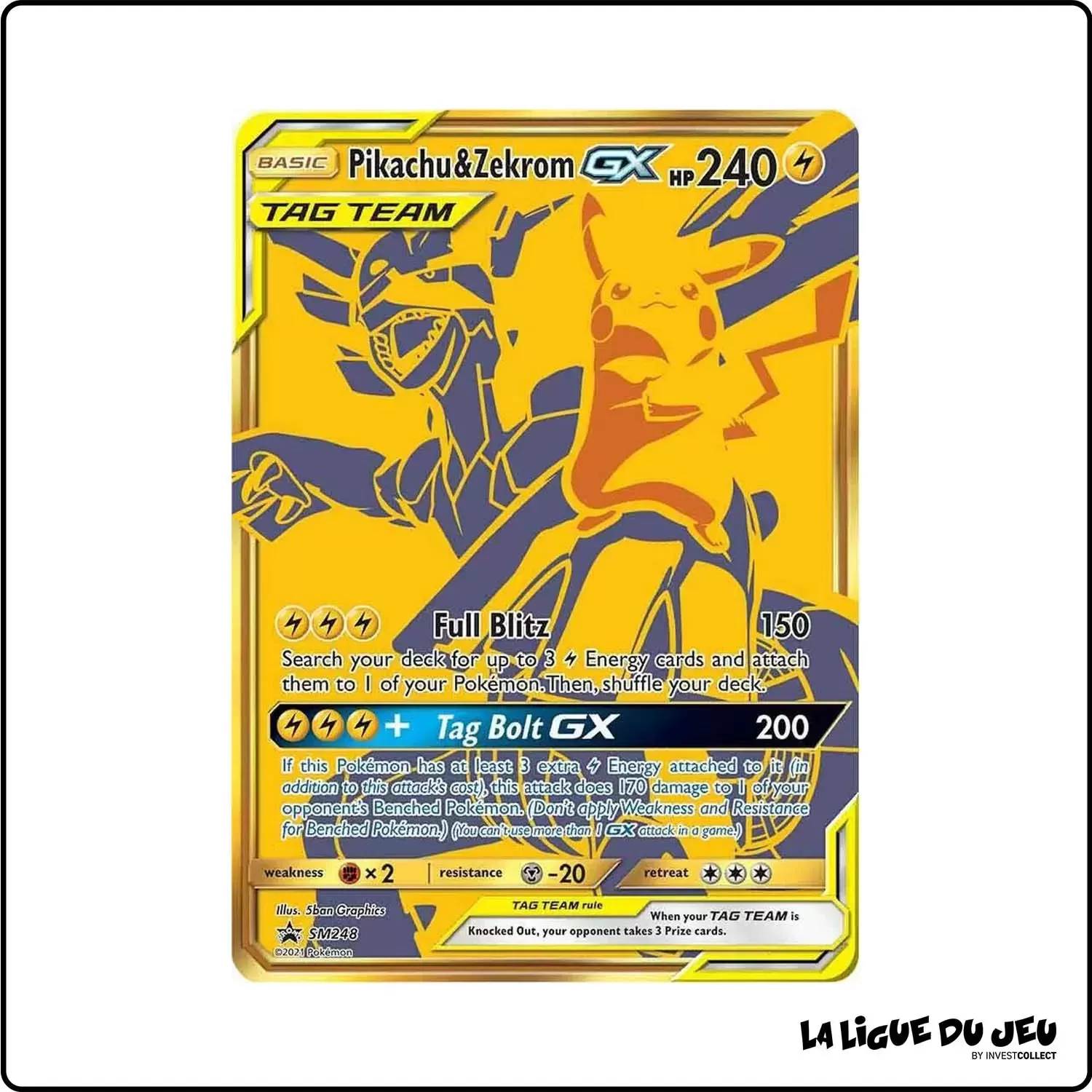 Promo - Pokemon - Soleil et Lune Promo - Pikachu et Zekrom-GX SM248