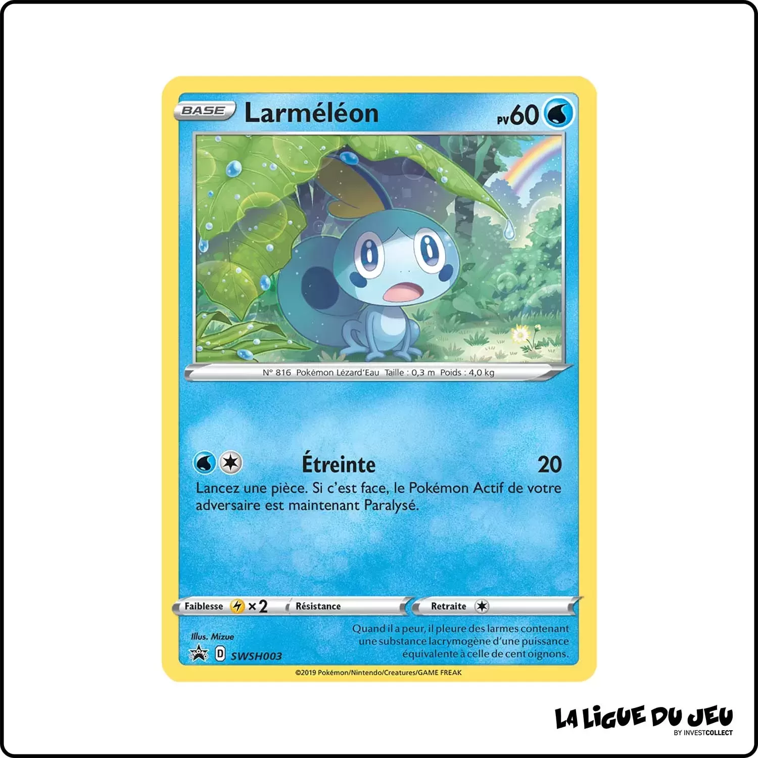 Promo - Pokemon - Épée et Bouclier Promo - Larméléon SWSH003