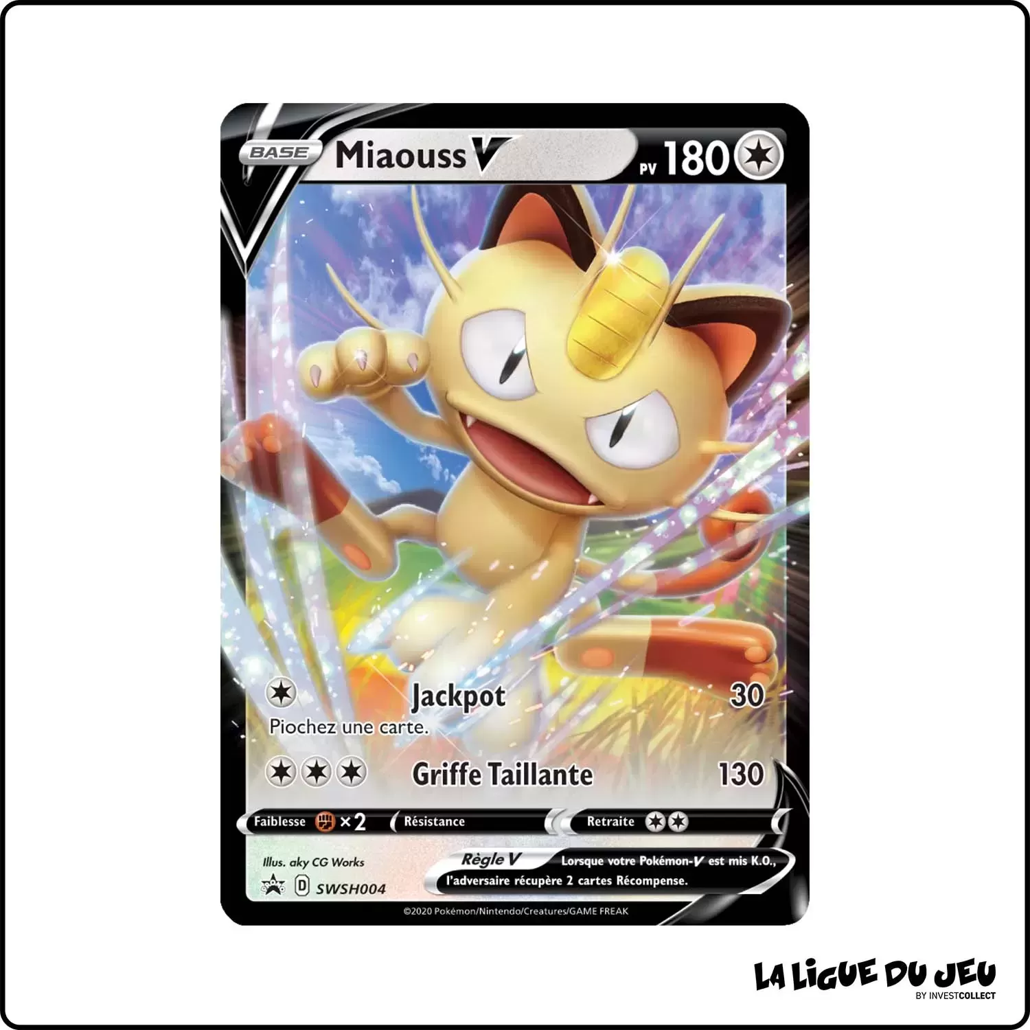 Promo - Pokemon - Épée et Bouclier Promo - Miaouss-V SWSH004