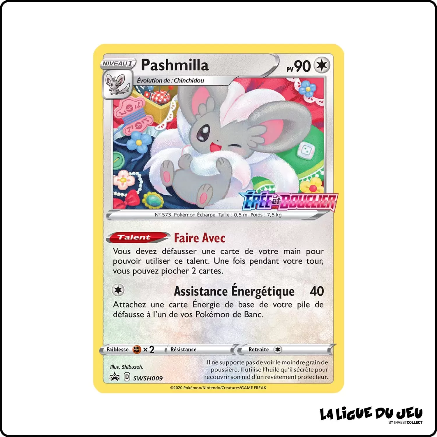 Promo - Pokemon - Épée et Bouclier Promo - Pashmilla SWSH009