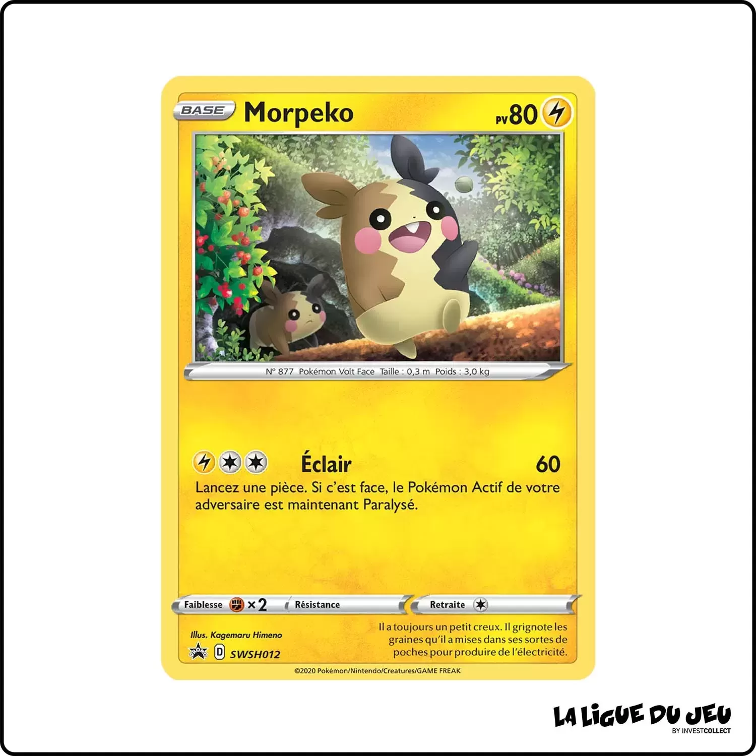 Promo - Pokemon - Épée et Bouclier Promo - Morpeko SWSH012