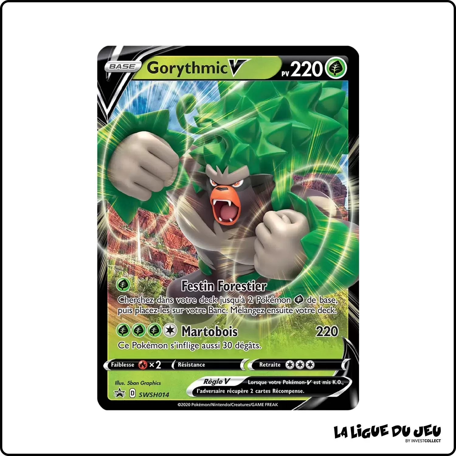 Promo - Pokemon - Épée et Bouclier Promo - Gorythmic V SWSH014 The Pokémon Company - 1