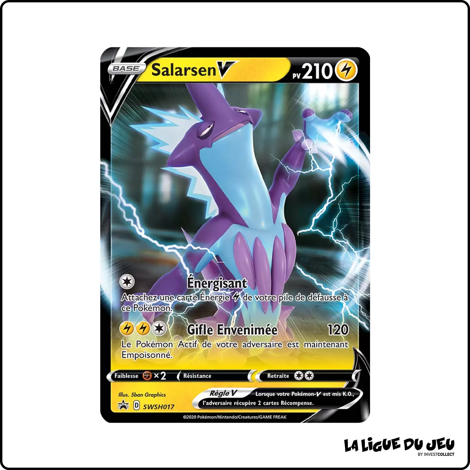 Promo - Pokemon - Épée et Bouclier Promo - Salarsen-V SWSH017