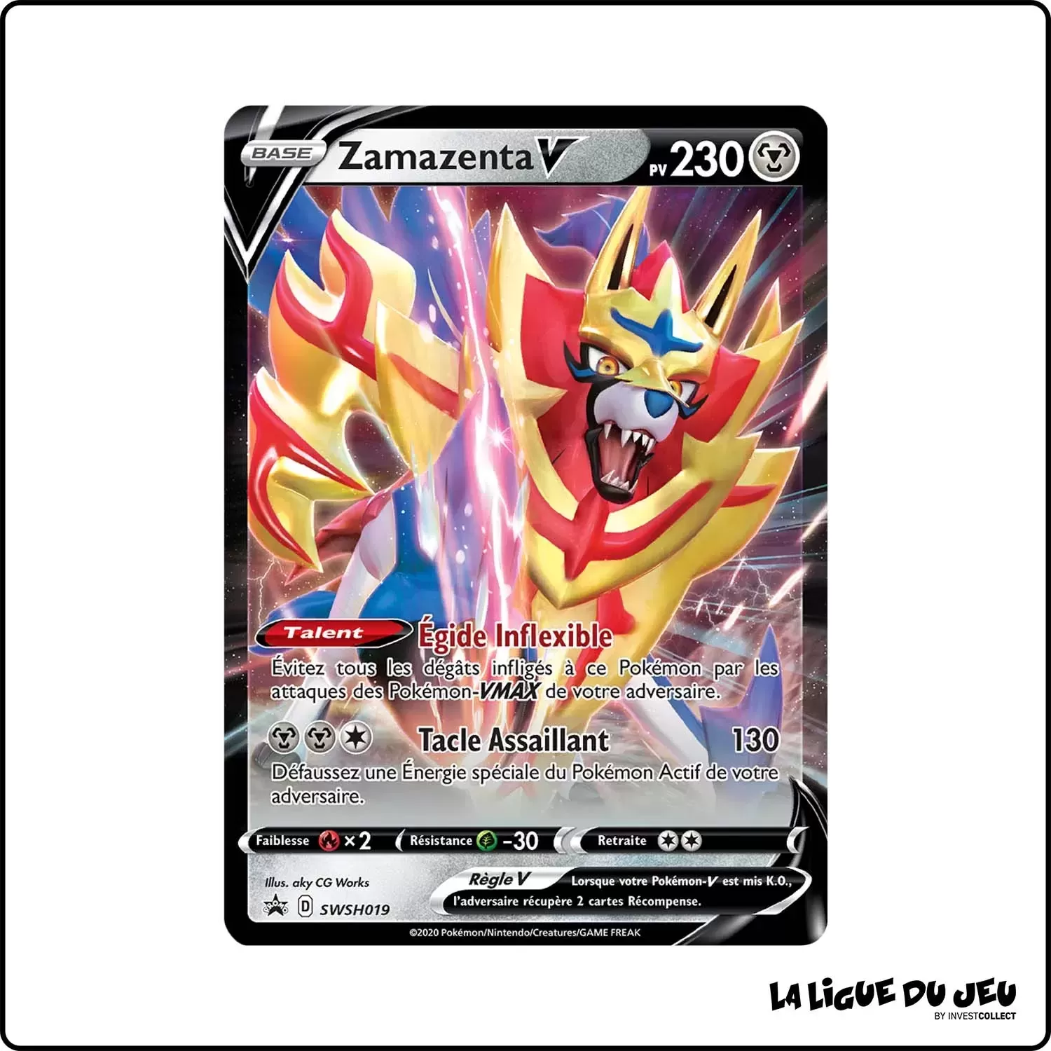 Promo - Pokemon - Épée et Bouclier Promo - Zamazenta V SWSH019 The Pokémon Company - 1