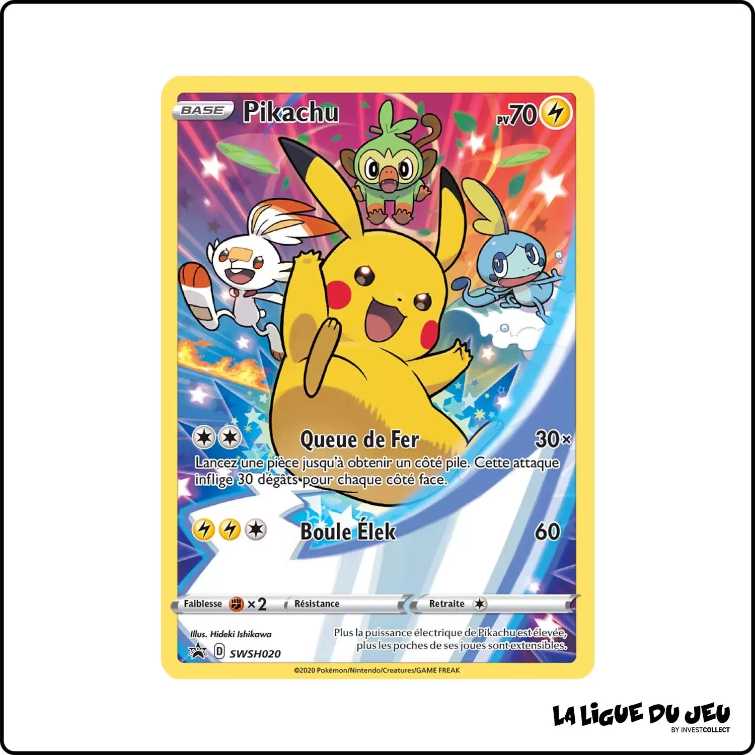 Promo - Pokemon - Épée et Bouclier Promo - Pikachu SWSH020