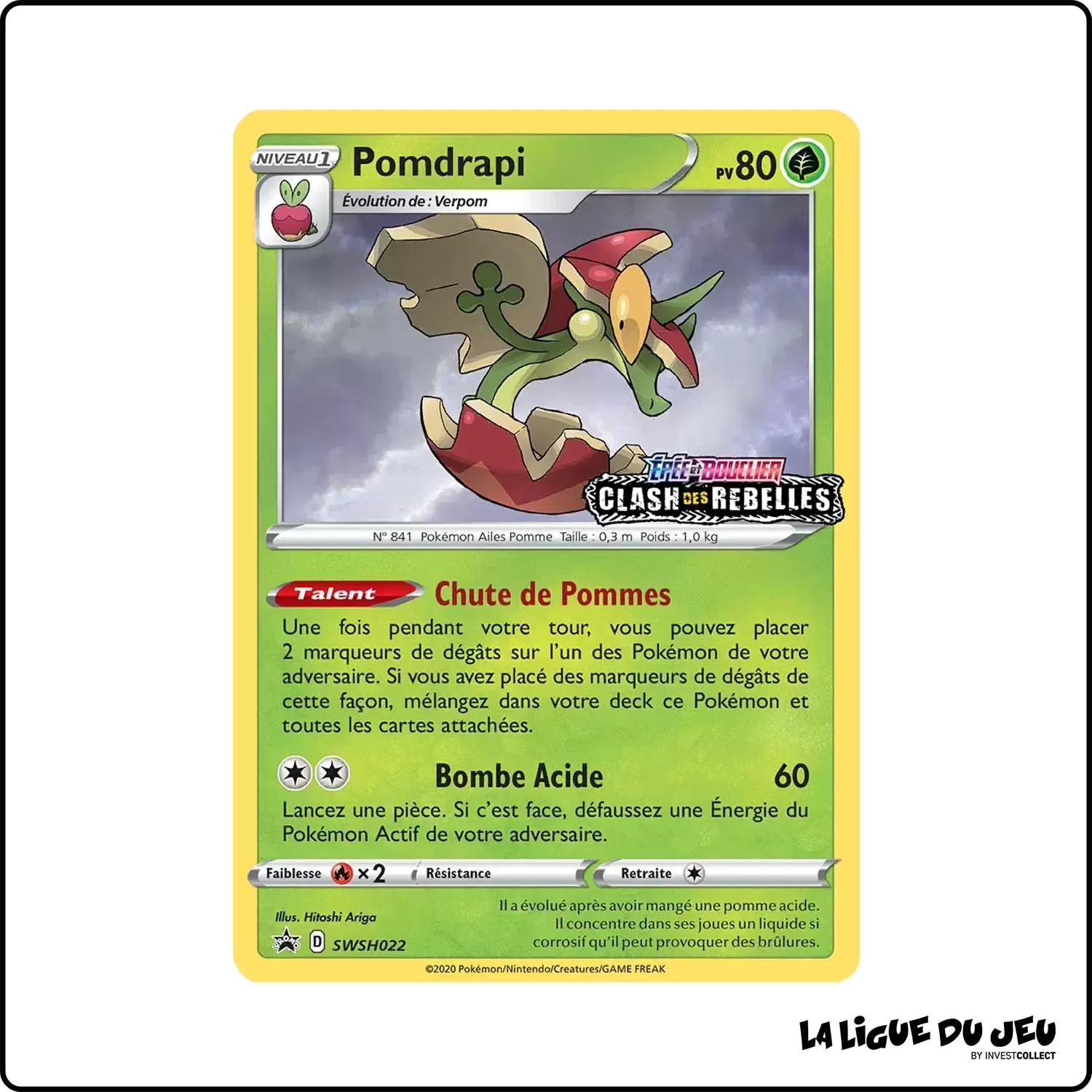 Promo - Pokemon - Épée et Bouclier Promo - Pomdrapi SWSH022 The Pokémon Company - 1