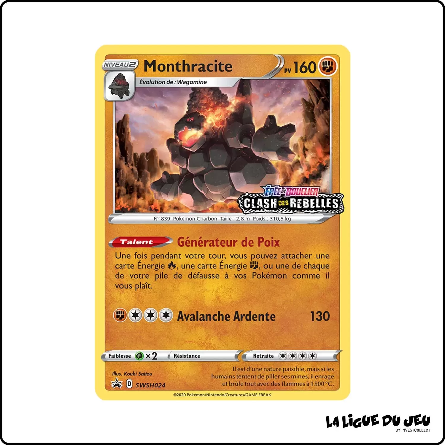 Promo - Pokemon - Épée et Bouclier Promo - Monthracite SWSH024