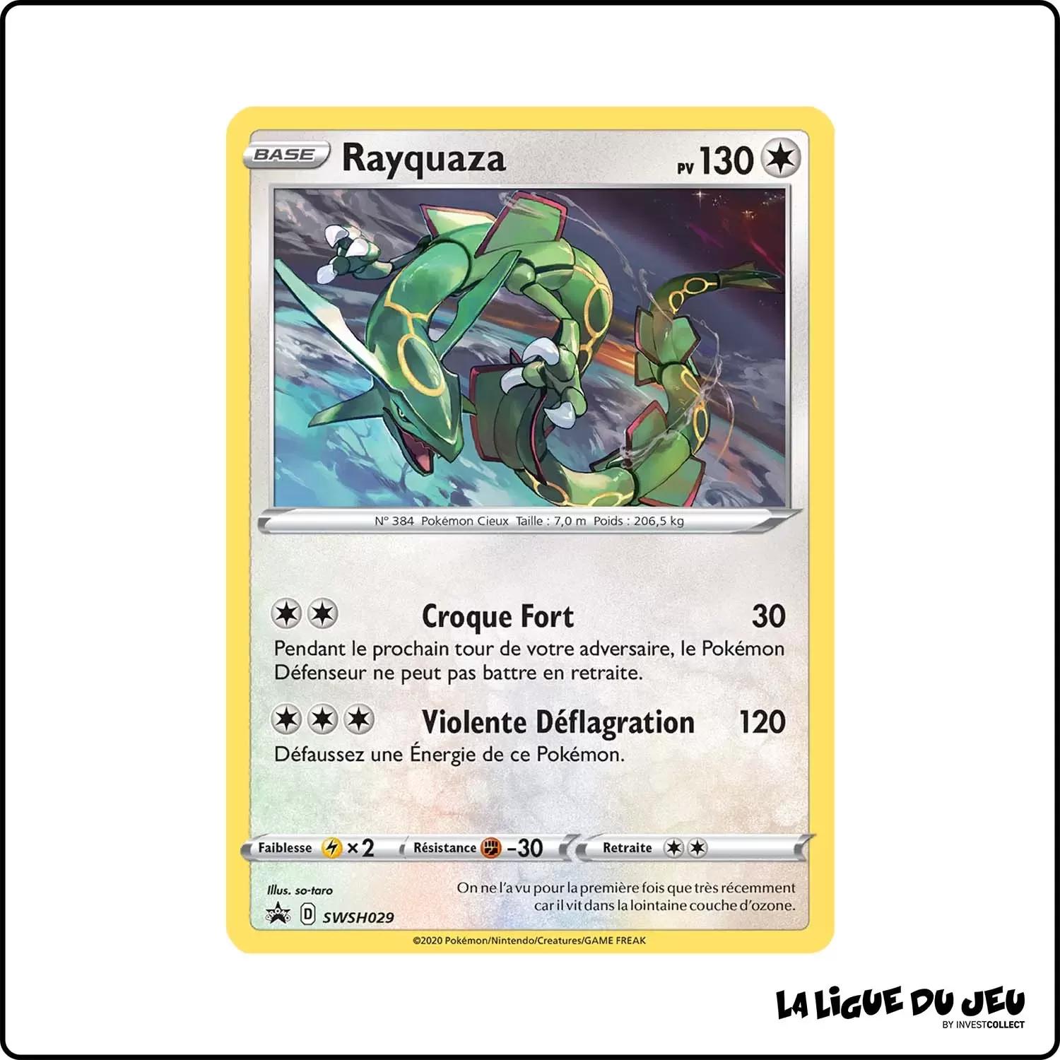 Promo - Pokemon - Épée et Bouclier Promo - Rayquaza SWSH029 The Pokémon Company - 1