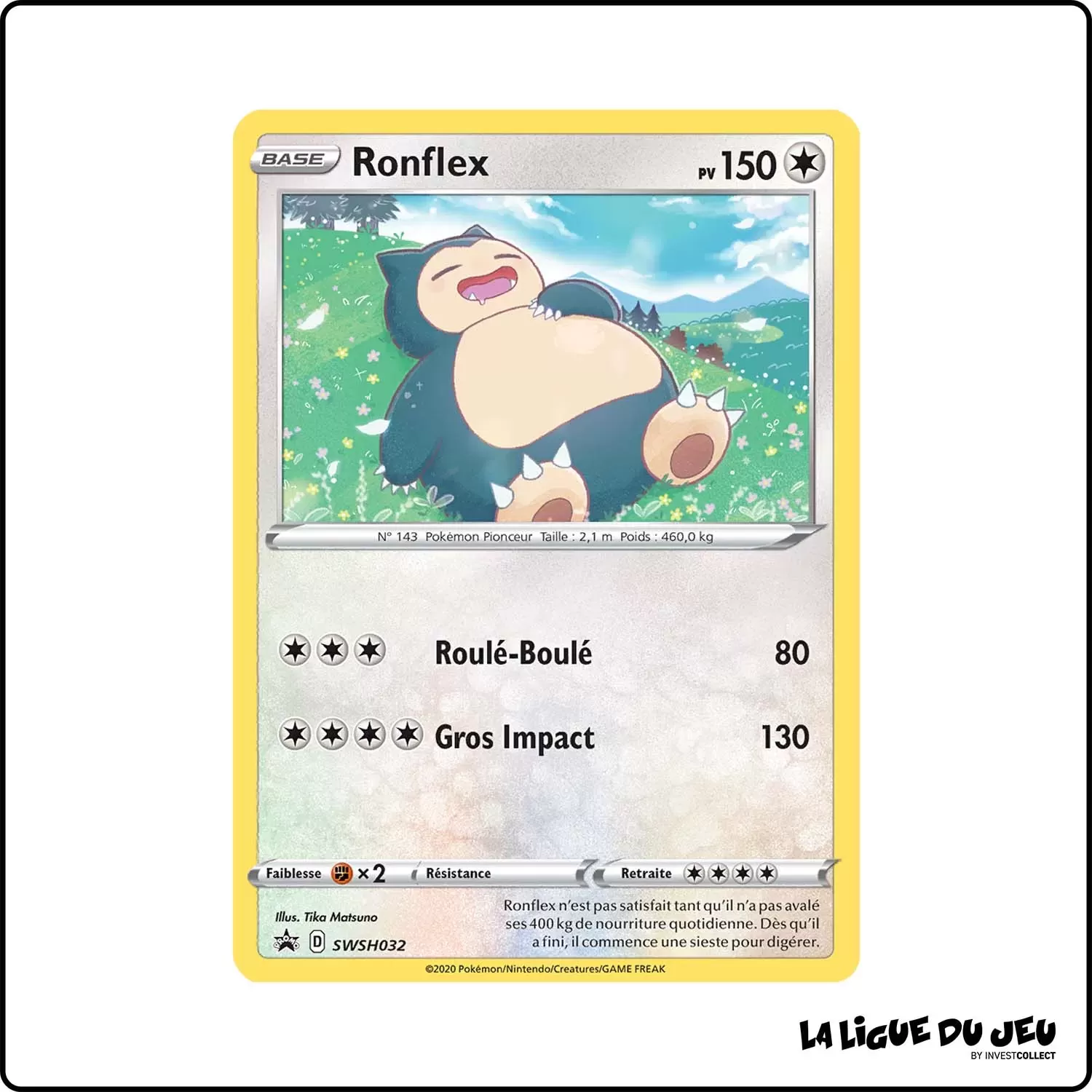 Promo - Pokemon - Épée et Bouclier Promo - Ronflex SWSH032 The Pokémon Company - 1