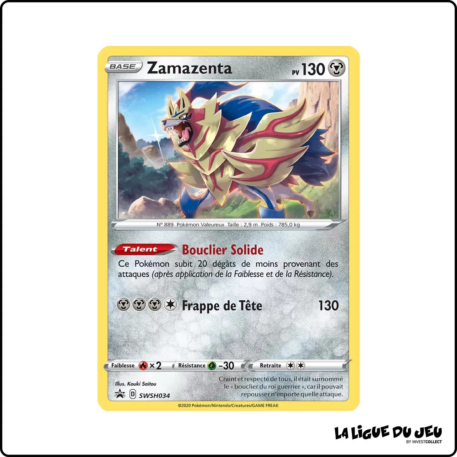 Promo - Pokemon - Épée et Bouclier Promo - Zamazenta SWSH034 The Pokémon Company - 1