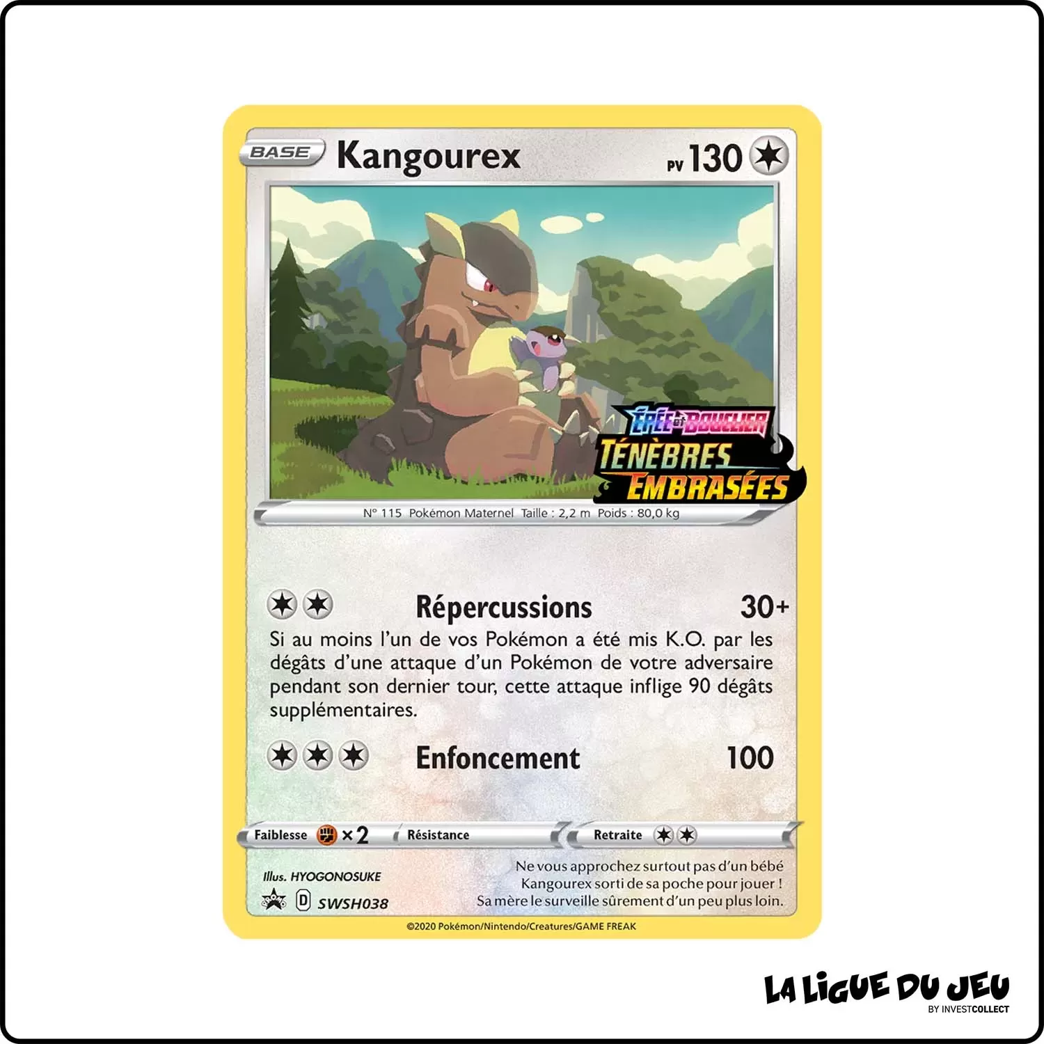 Promo - Pokemon - Épée et Bouclier Promo - Kangourex SWSH038 The Pokémon Company - 1