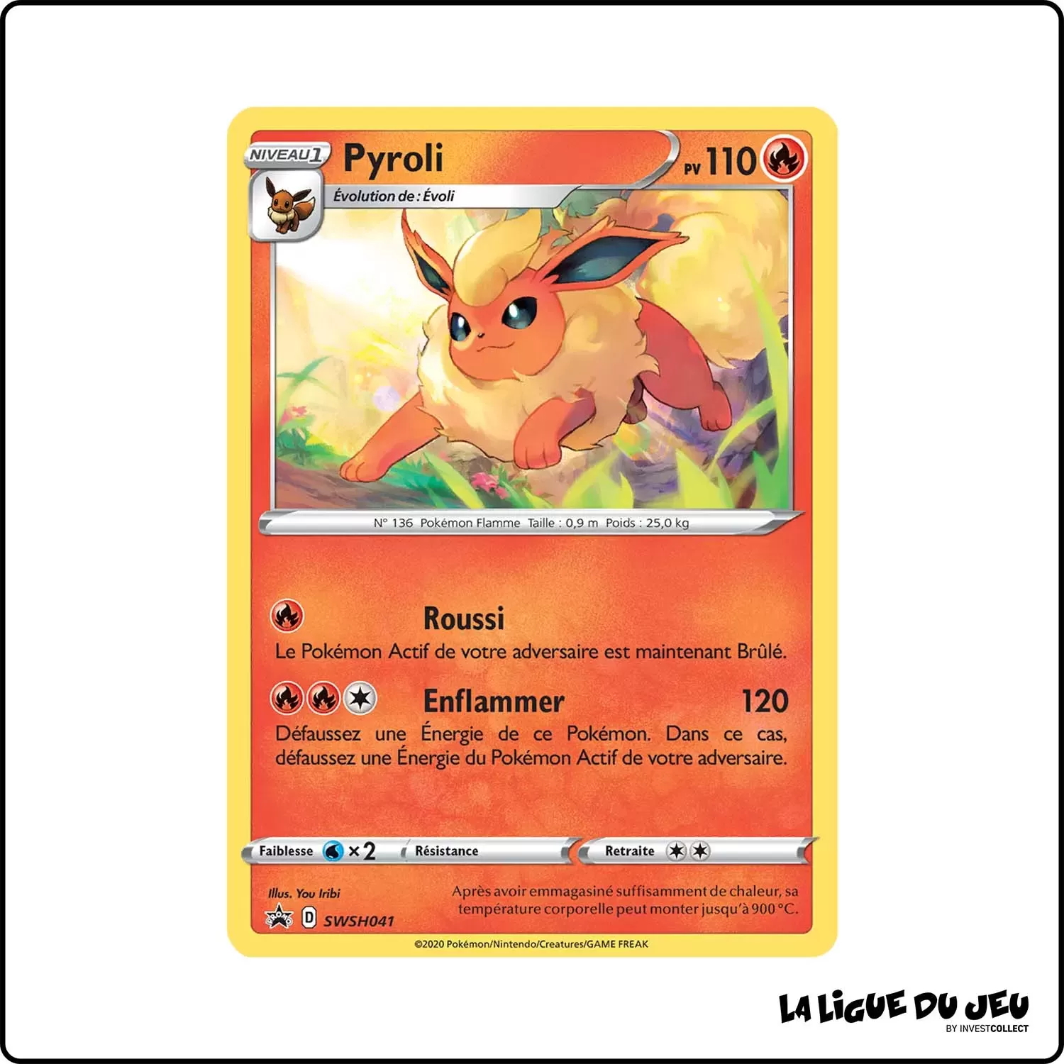 Promo - Pokemon - Épée et Bouclier Promo - Pyroli SWSH041 The Pokémon Company - 1