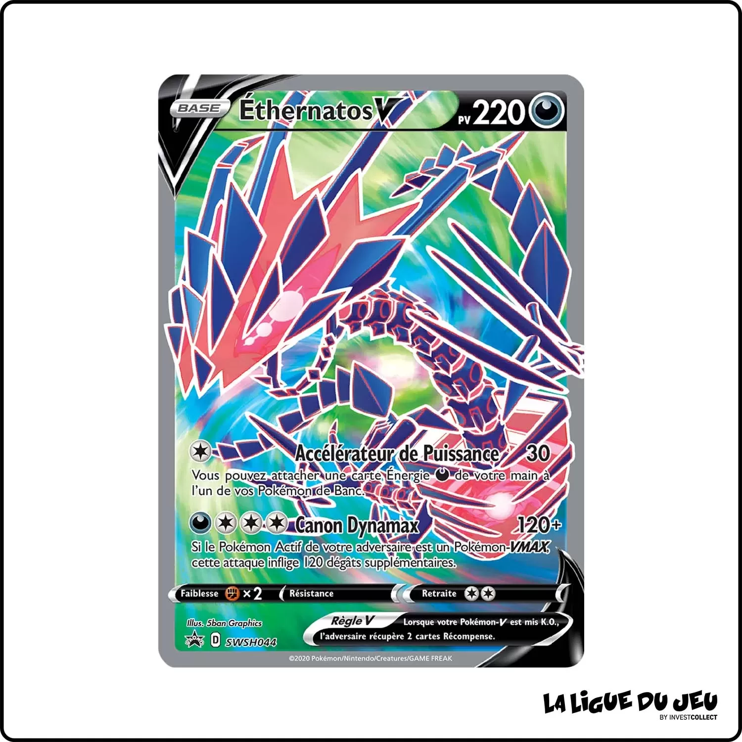 Promo - Pokemon - Épée et Bouclier Promo - Éthernatos-V SWSH044