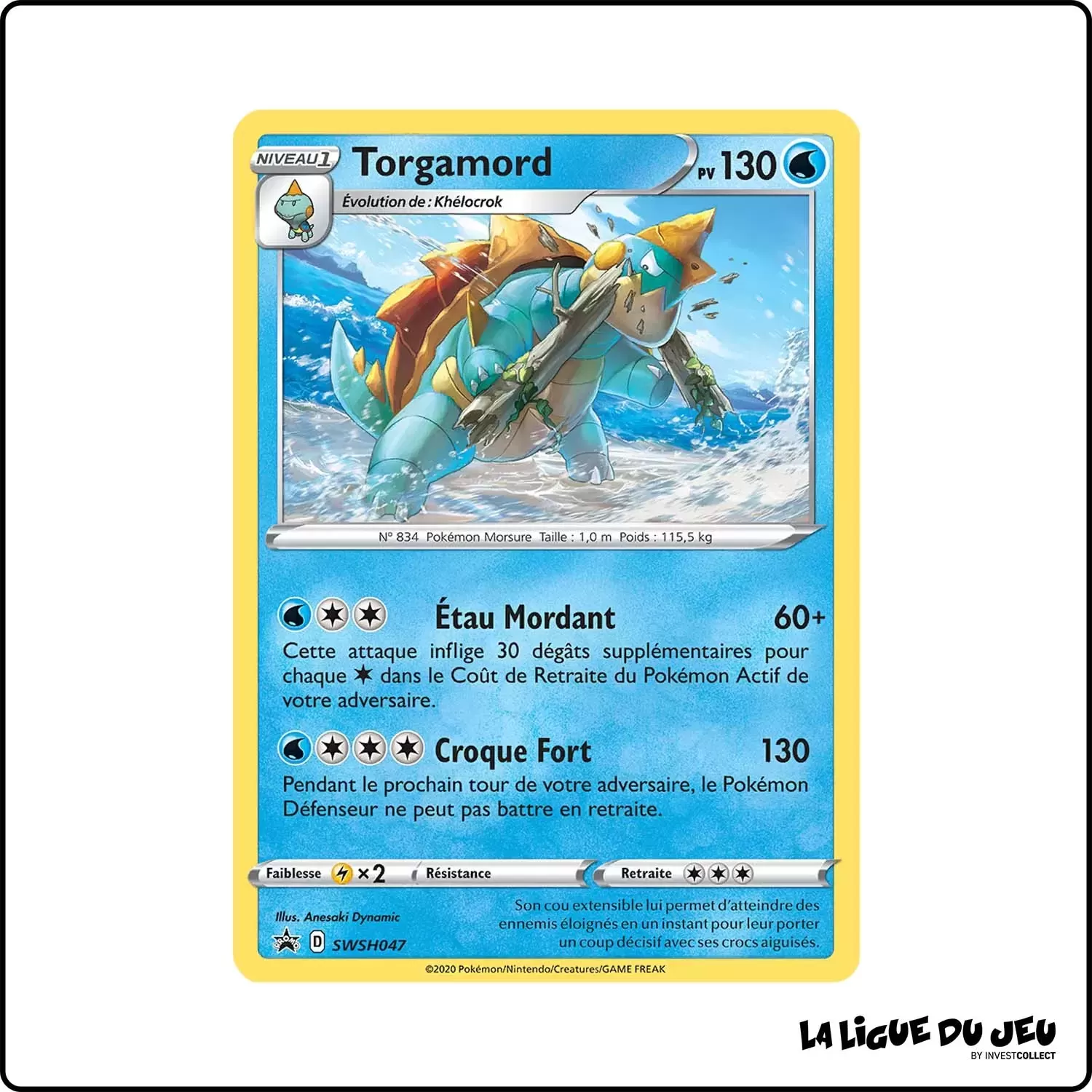 Promo - Pokemon - Épée et Bouclier Promo - Torgamord SWSH047 The Pokémon Company - 1