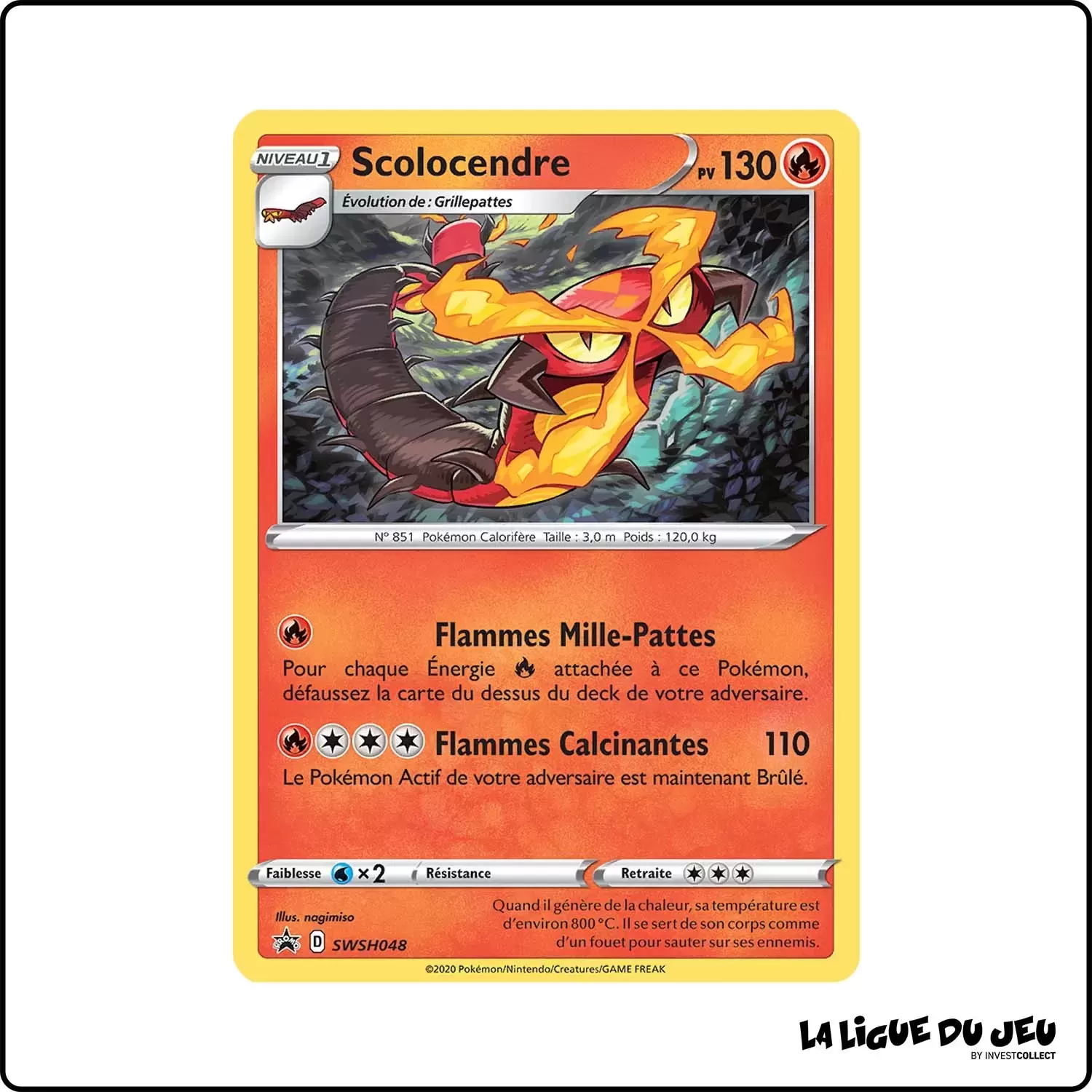 Promo - Pokemon - Épée et Bouclier Promo - Scolocendre SWSH048 The Pokémon Company - 1