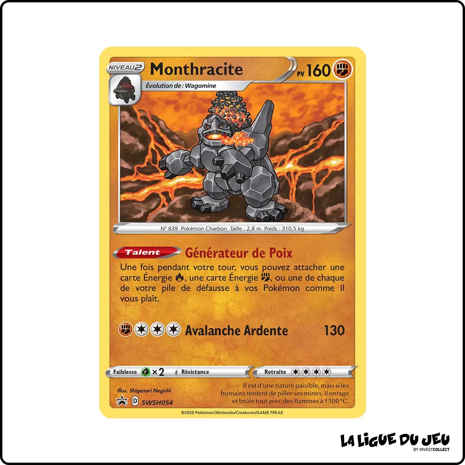 Promo - Pokemon - Épée et Bouclier Promo - Monthracite SWSH054 The Pokémon Company - 1