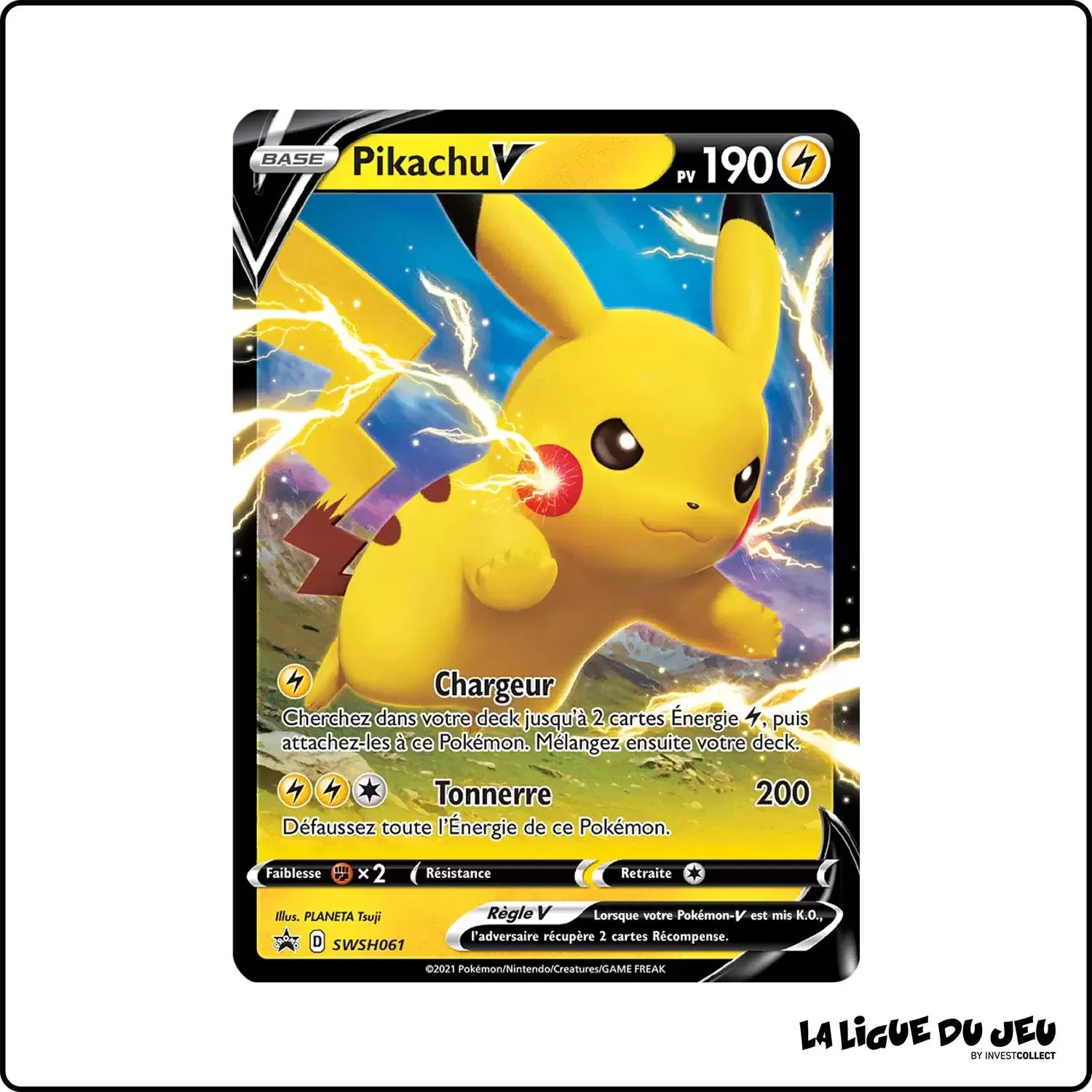 Promo - Pokemon - Épée et Bouclier Promo - Pikachu V SWSH061 The Pokémon Company - 1