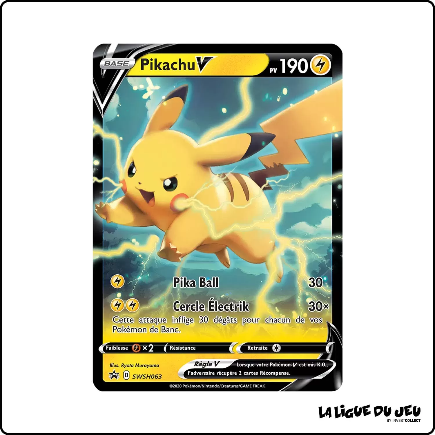 Promo - Pokemon - Épée et Bouclier Promo - Pikachu-V SWSH063