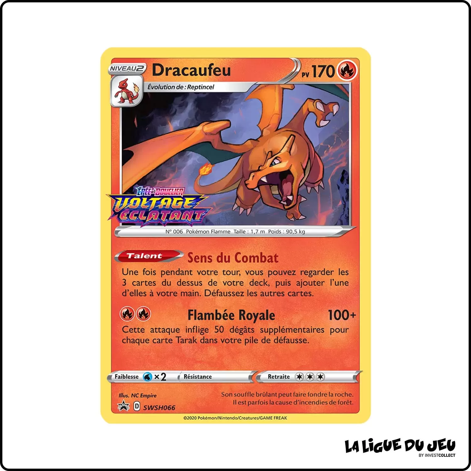 Promo - Pokemon - Épée et Bouclier Promo - Dracaufeu SWSH066 The Pokémon Company - 1