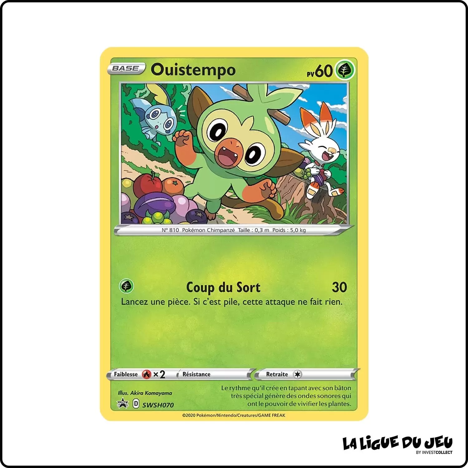 Promo - Pokemon - Épée et Bouclier Promo - Ouistempo SWSH070 The Pokémon Company - 1