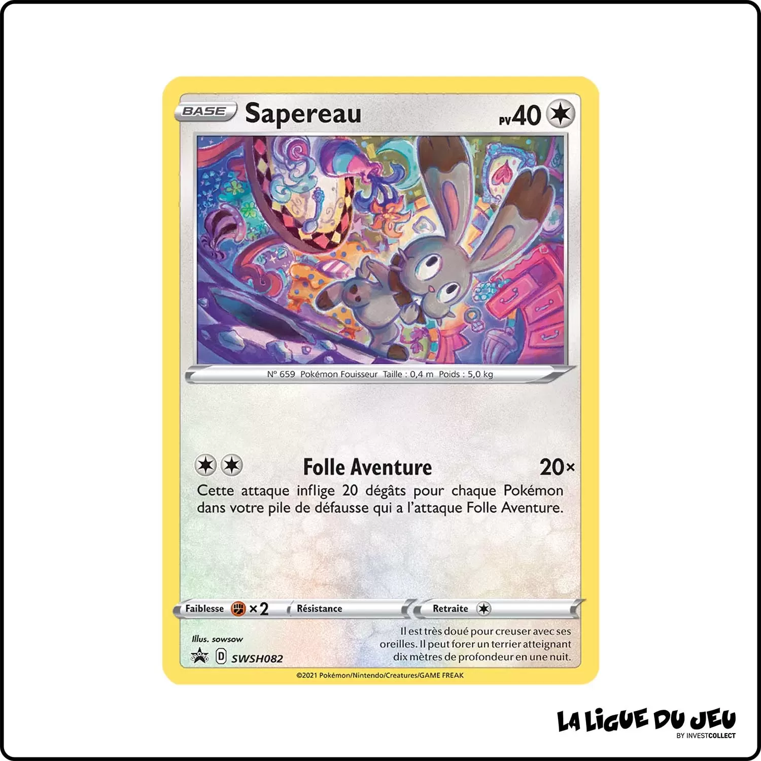 Promo - Pokemon - Épée et Bouclier Promo - Sapereau SWSH082