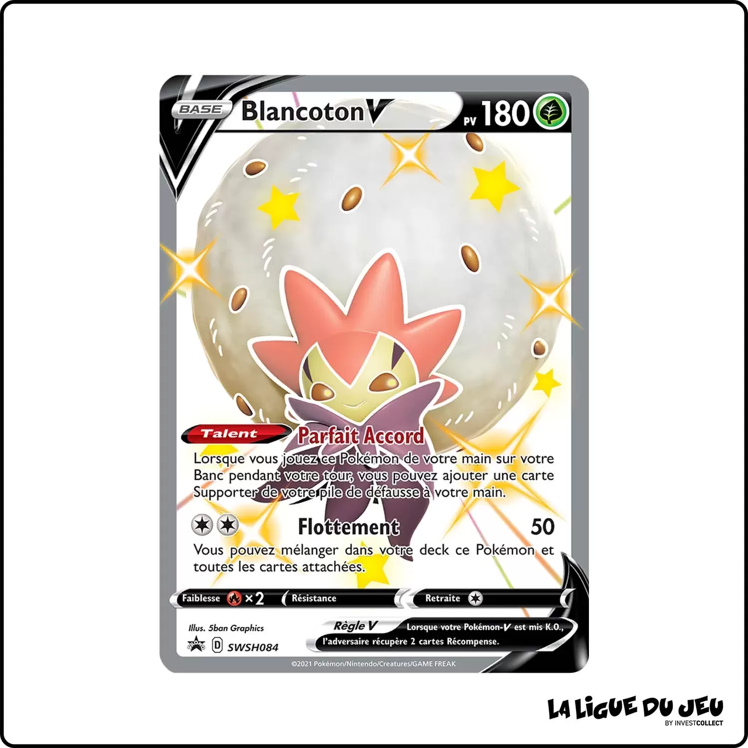 Promo - Pokemon - Épée et Bouclier Promo - Blancoton-V SWSH084