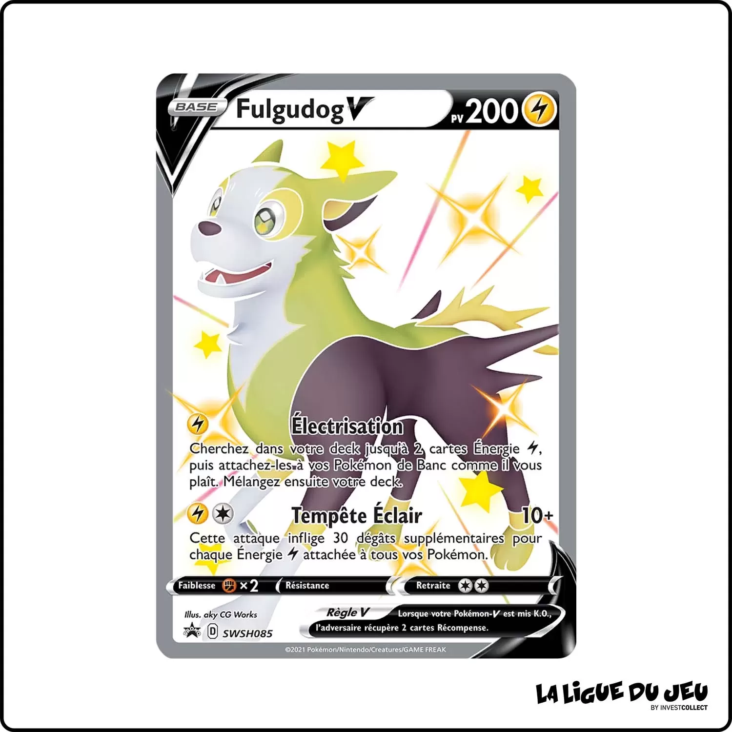 Promo - Pokemon - Épée et Bouclier Promo - Fulgudog-V SWSH085