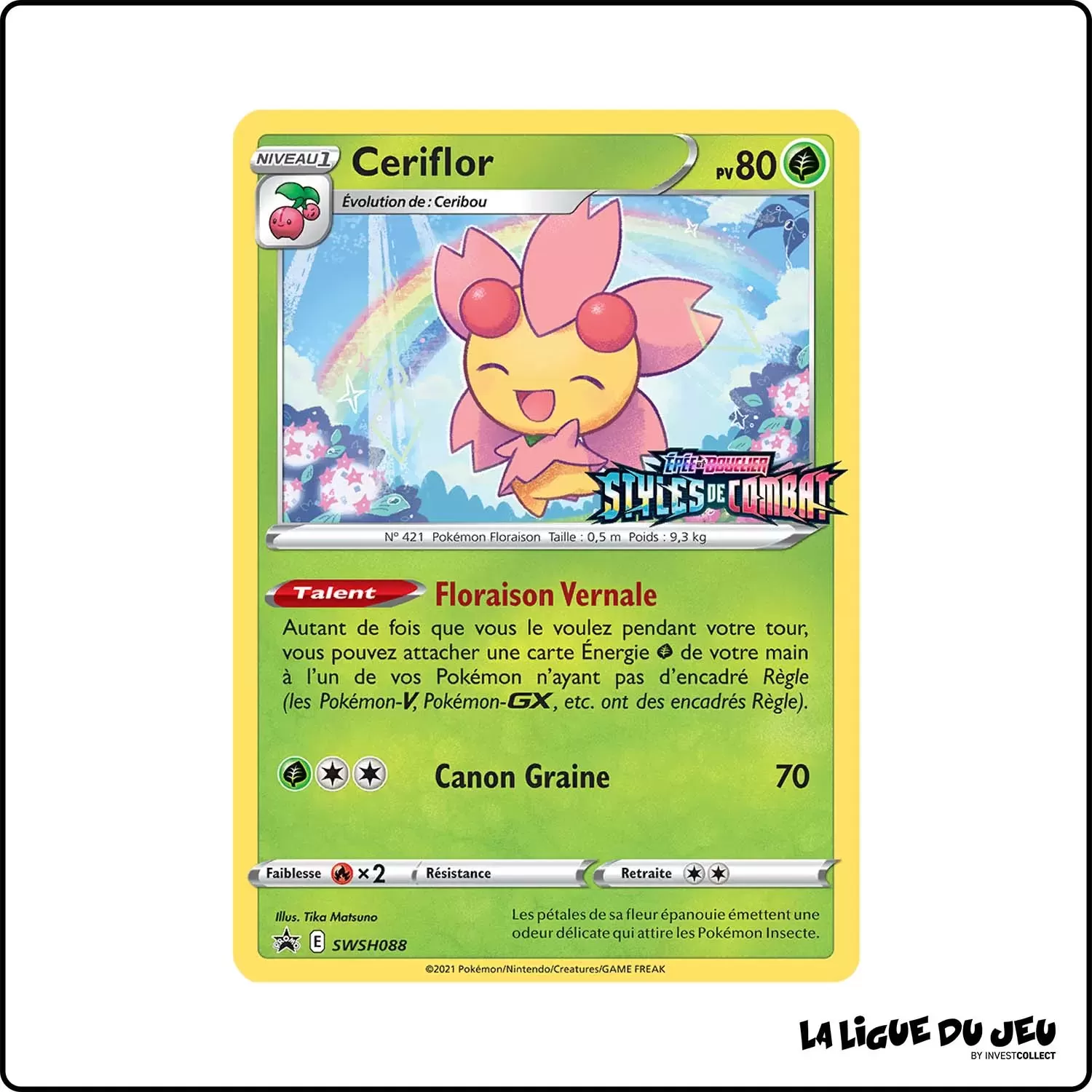 Promo - Pokemon - Épée et Bouclier Promo - Ceriflor SWSH088