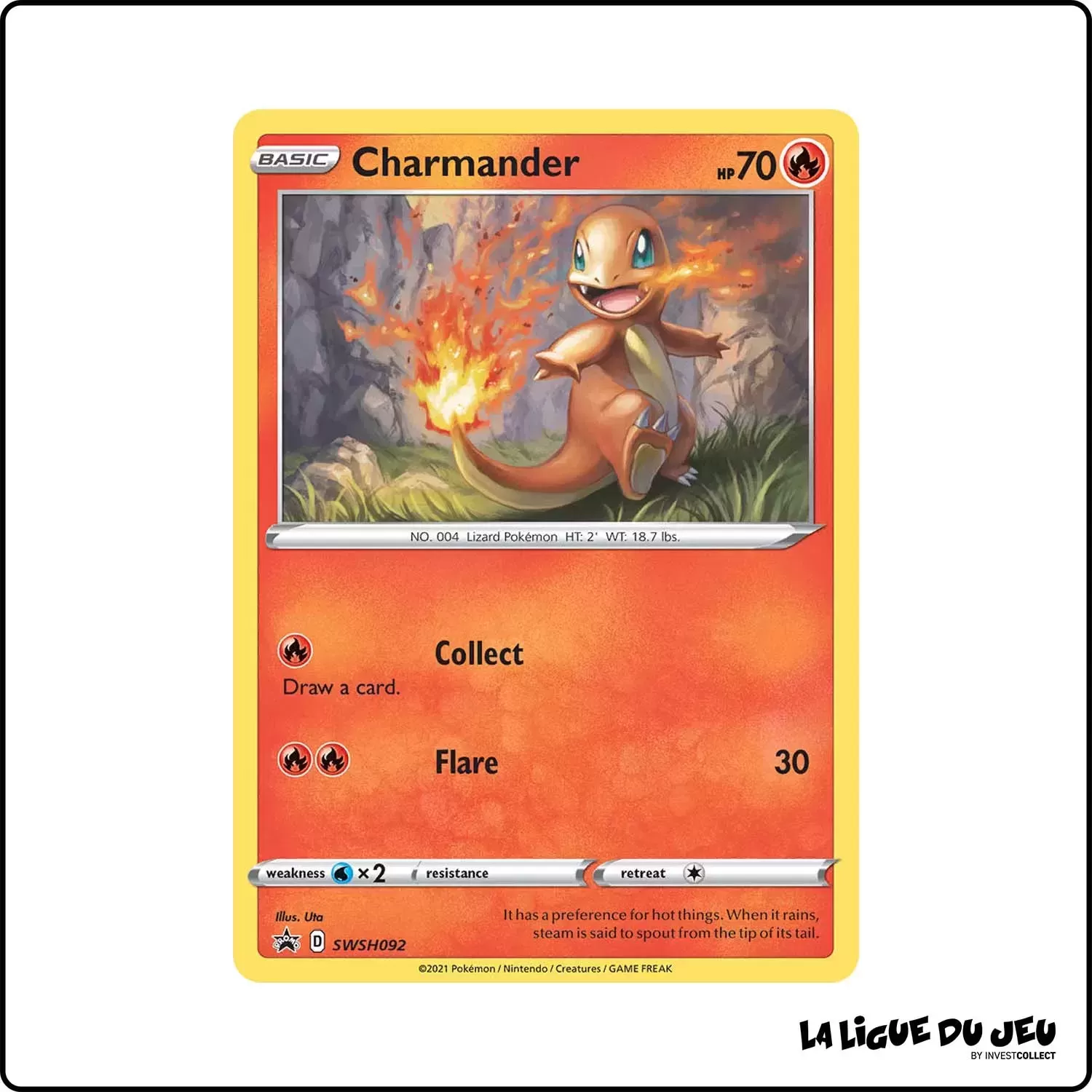 Promo - Pokemon - Épée et Bouclier Promo - Salamèche SWSH092