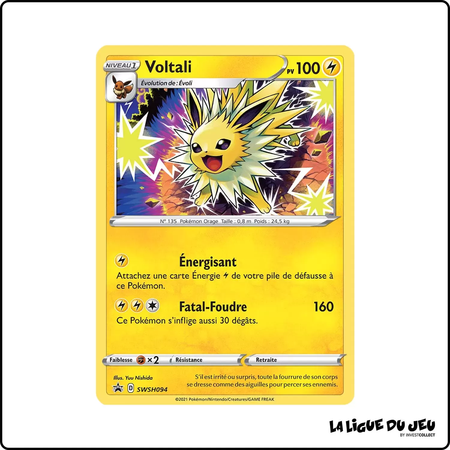 Promo - Pokemon - Épée et Bouclier Promo - Voltali SWSH094