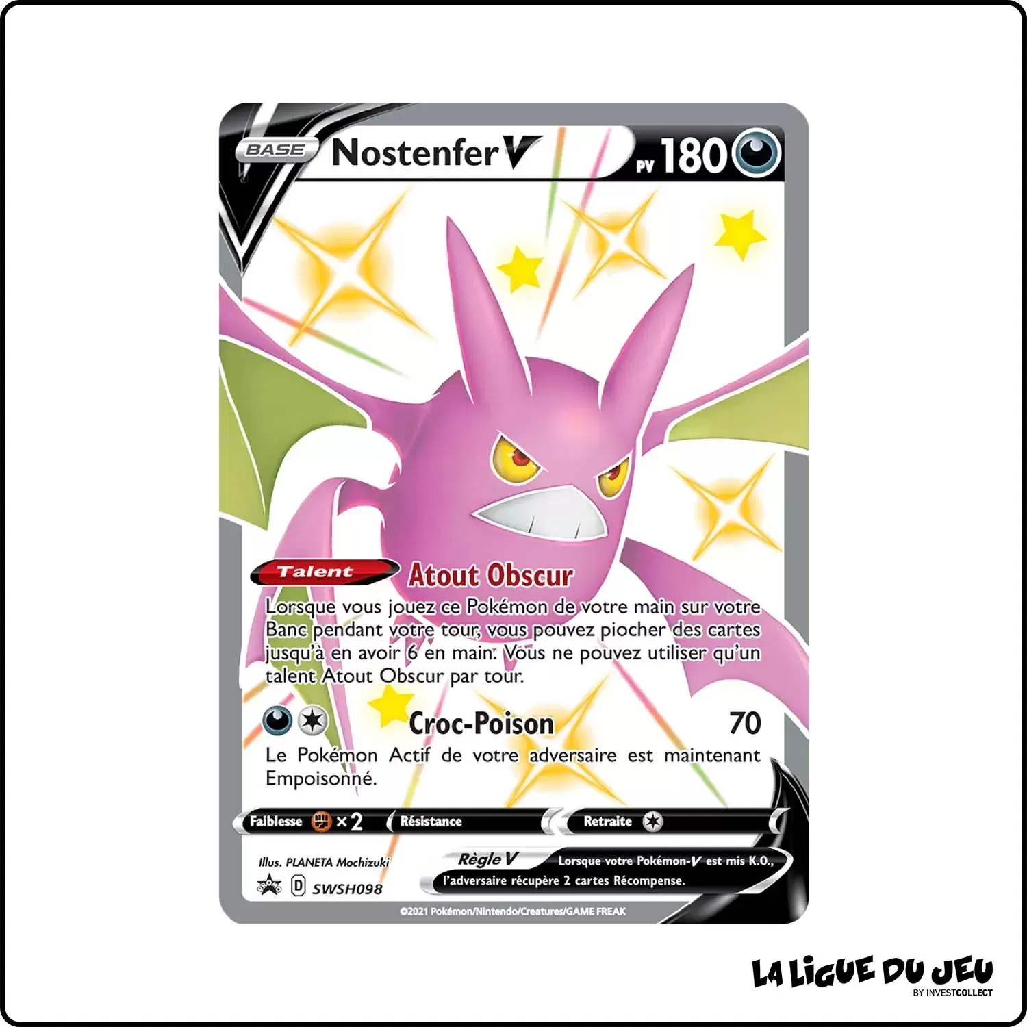 Promo - Pokemon - Épée et Bouclier Promo - Nostenfer-V SWSH098