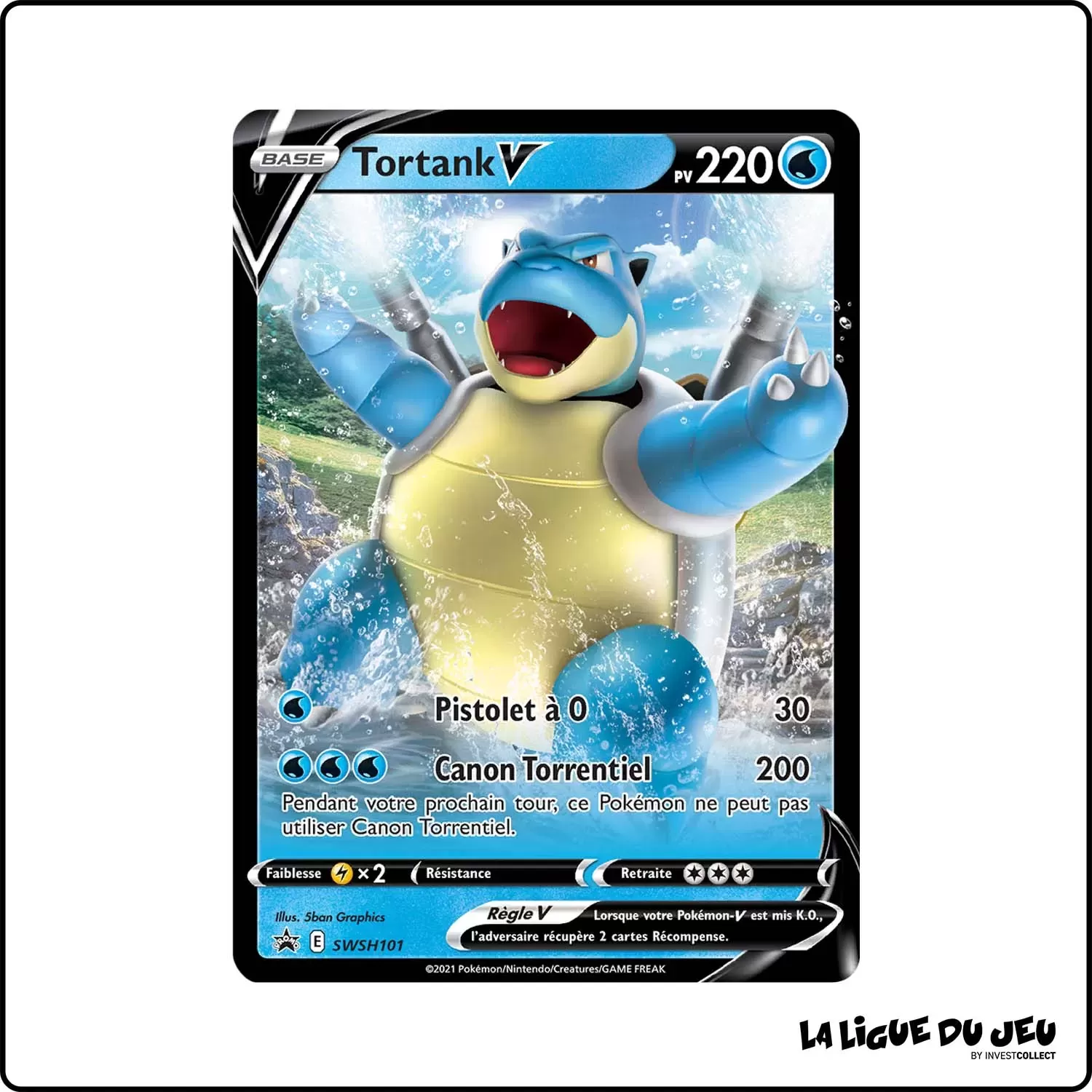 Promo - Pokemon - Épée et Bouclier Promo - Tortank-V SWSH101