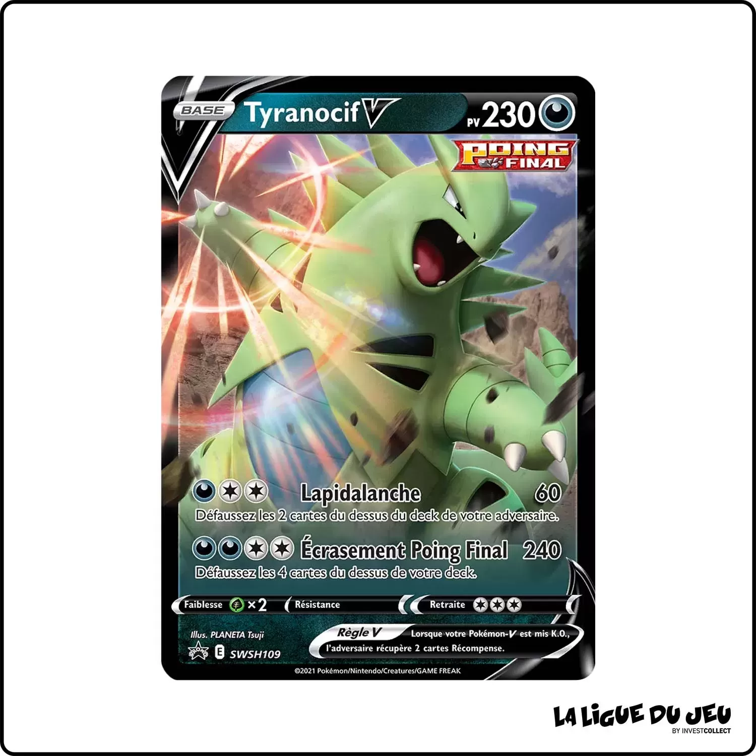 Promo - Pokemon - Épée et Bouclier Promo - Tyranocif-V SWSH109