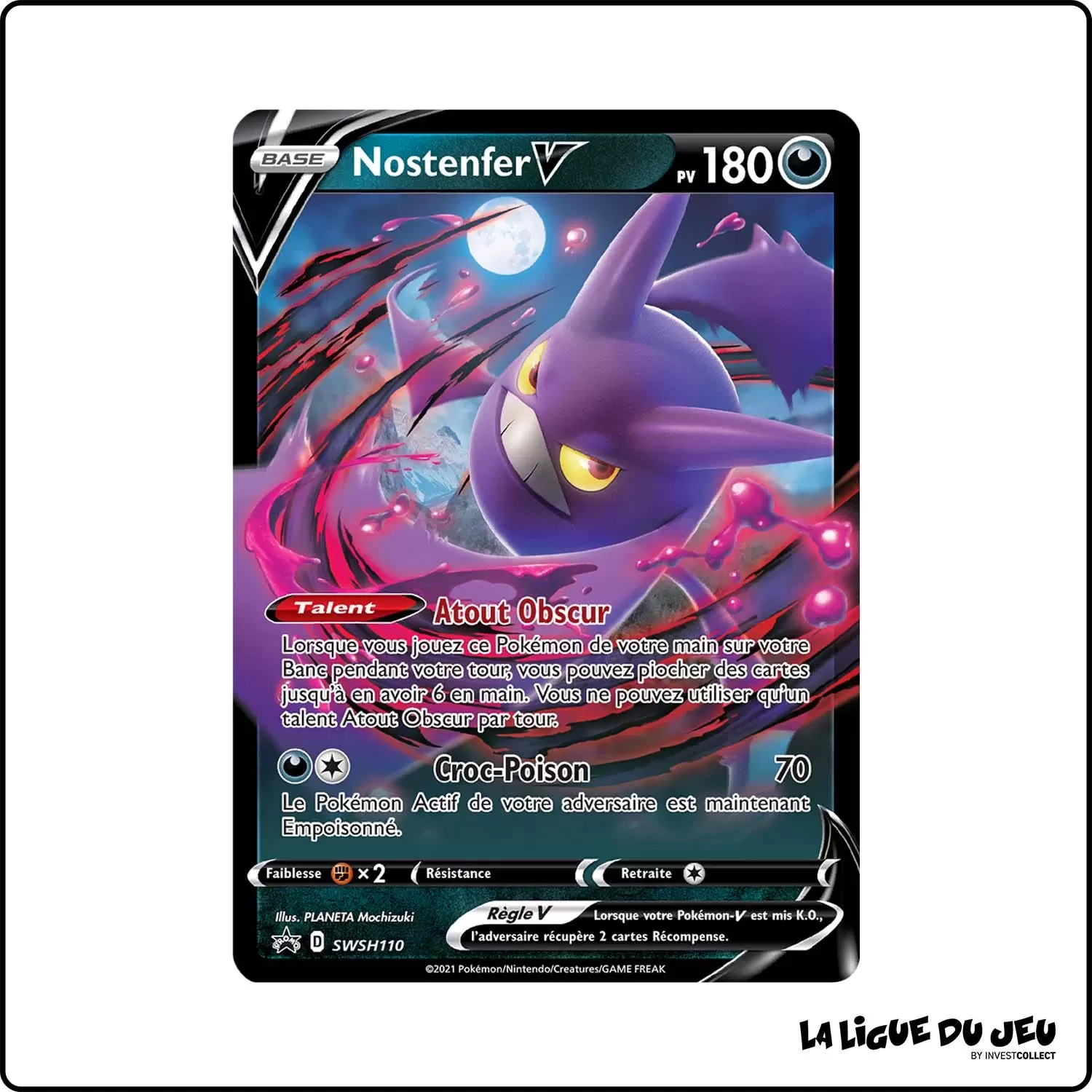 Promo - Pokemon - Épée et Bouclier Promo - Nostenfer-V SWSH110