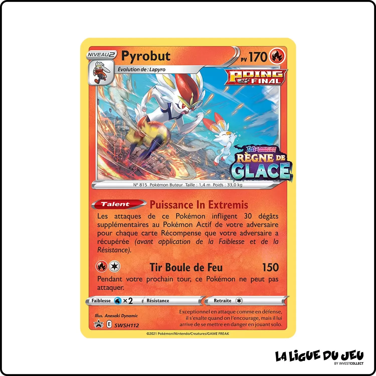 Promo - Pokemon - Épée et Bouclier Promo - Pyrobut SWSH112