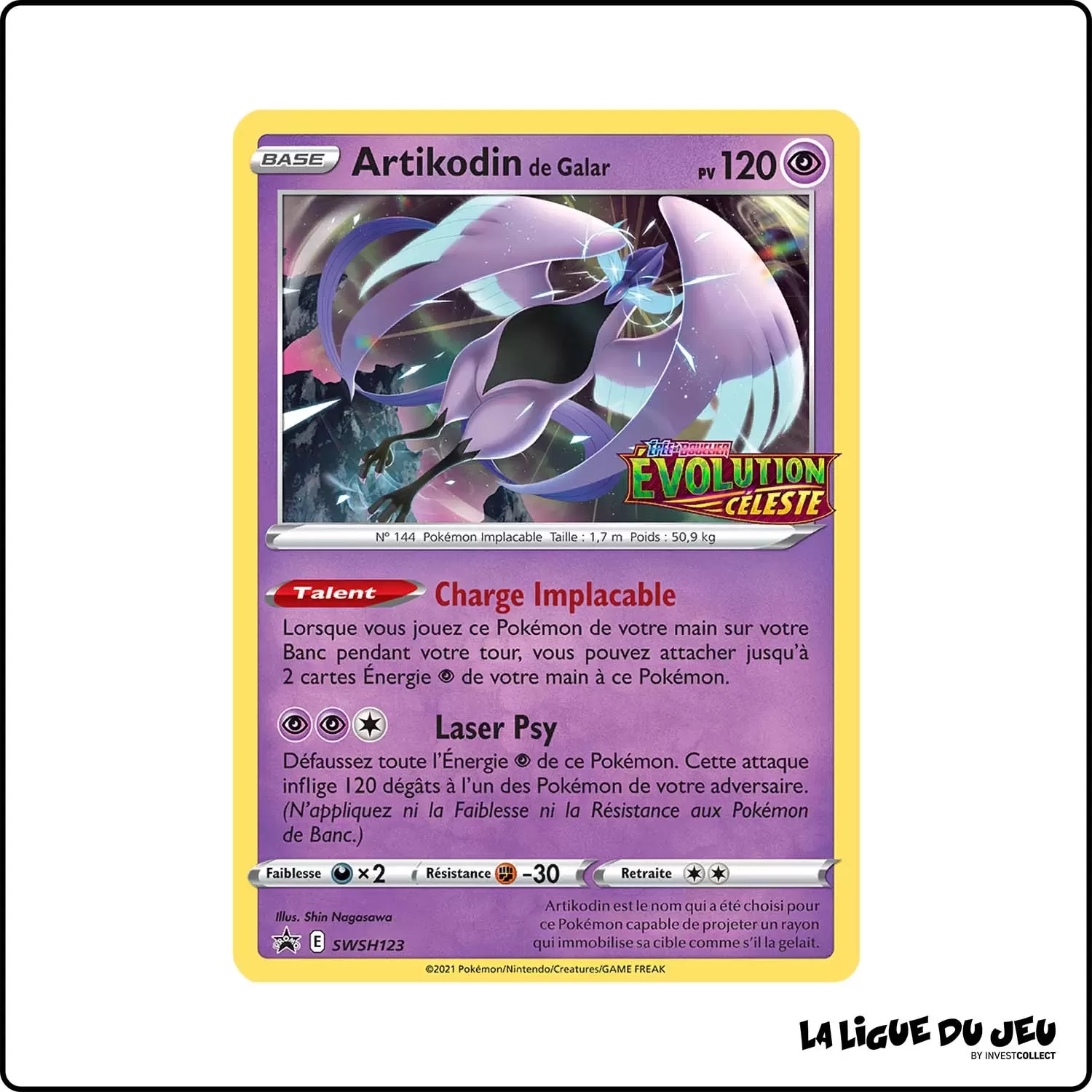 Promo - Pokemon - Épée et Bouclier Promo - Artikodin de Galar SWSH123