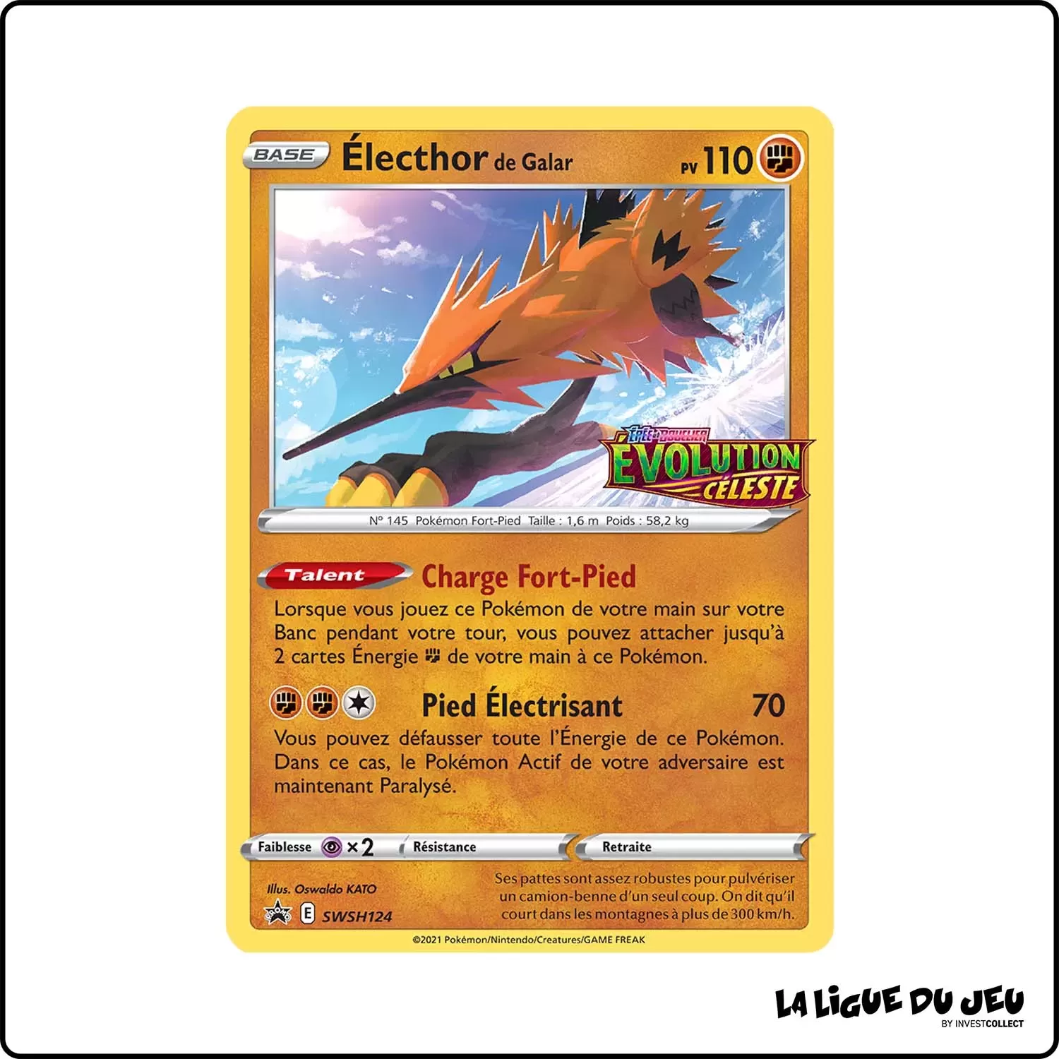 Promo - Pokemon - Épée et Bouclier Promo - Électhor de Galar SWSH124 The Pokémon Company - 1