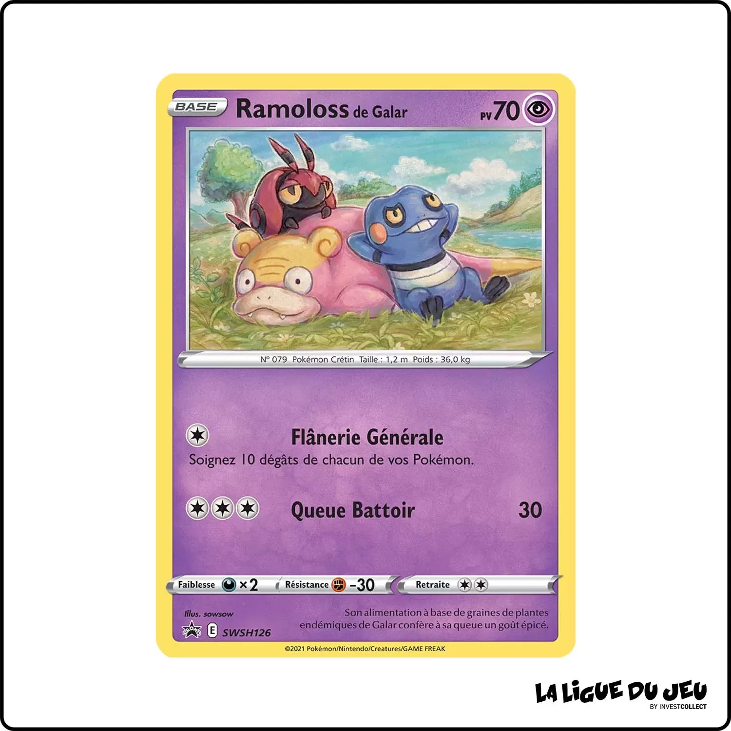 Promo - Pokemon - Épée et Bouclier Promo - Ramoloss de Galar SWSH126