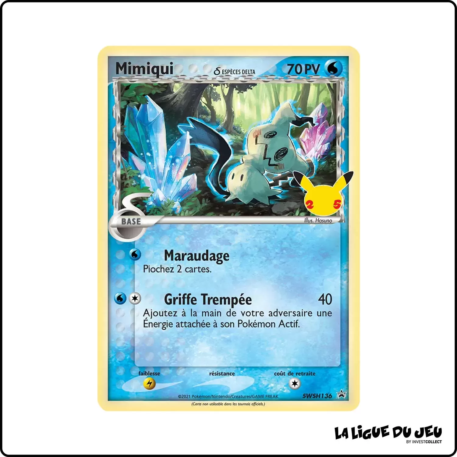 Promo - Pokemon - Épée et Bouclier Promo - Mimiqui δ SWSH136 The Pokémon Company - 1