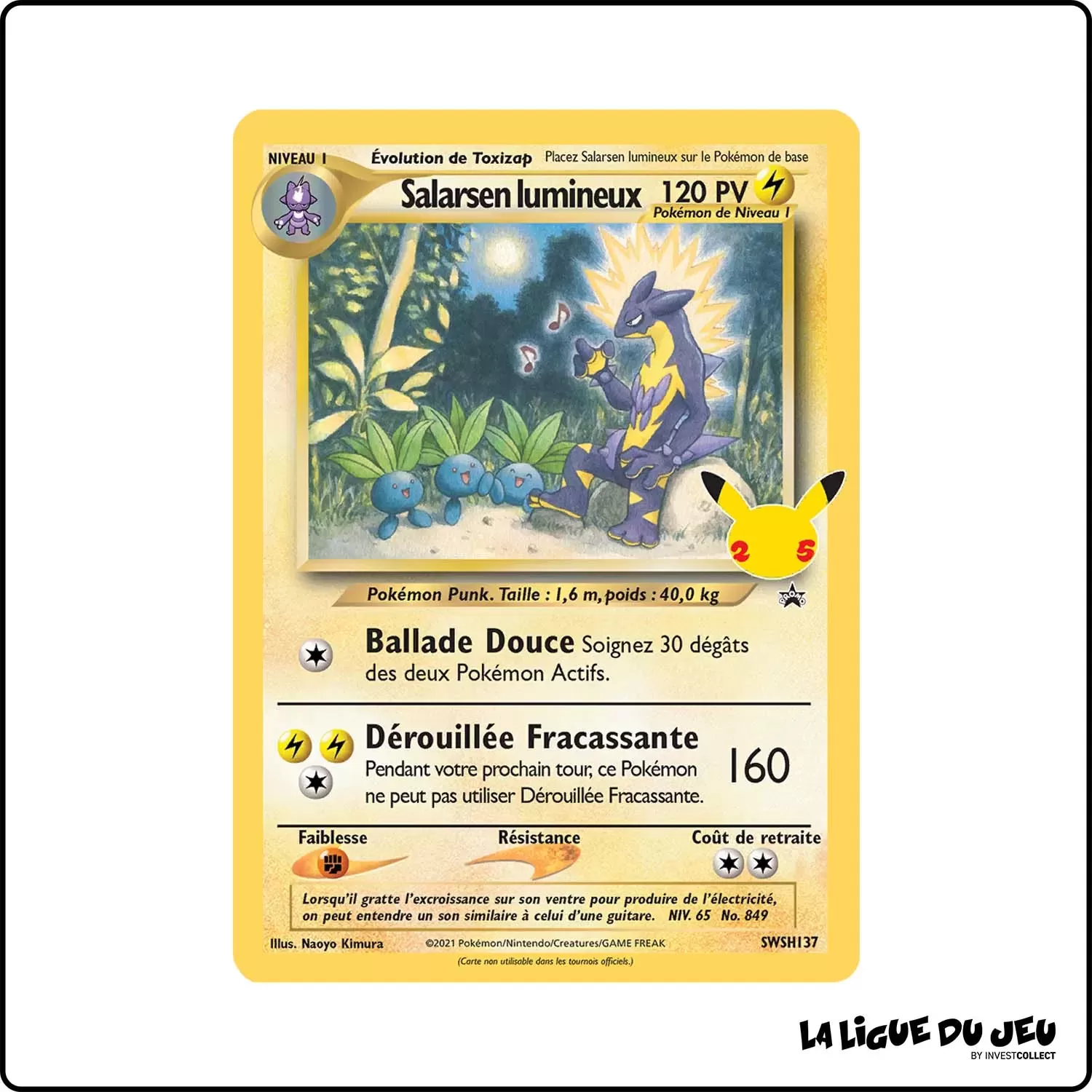 Promo - Pokemon - Épée et Bouclier Promo - Salarsen lumineux SWSH137 The Pokémon Company - 1