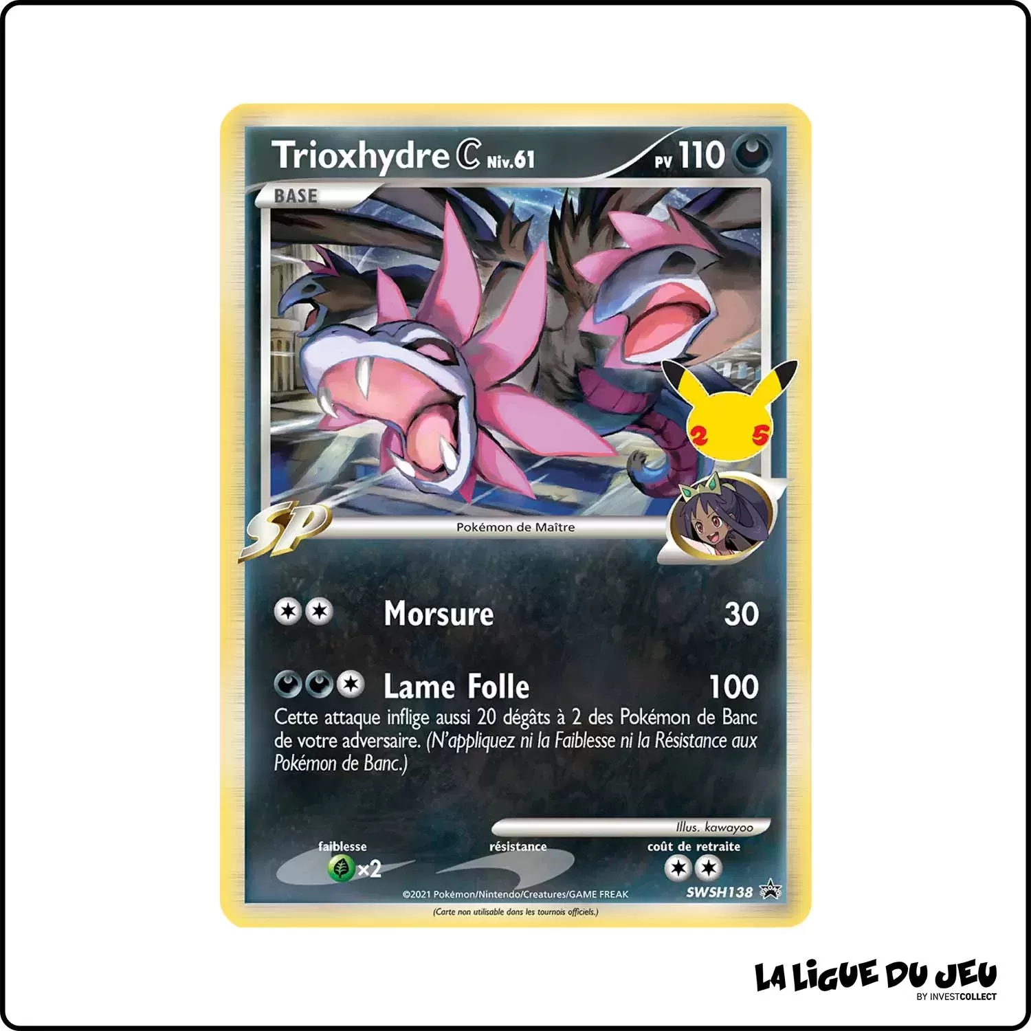 Promo - Pokemon - Épée et Bouclier Promo - Trioxhydre Champion SWSH138